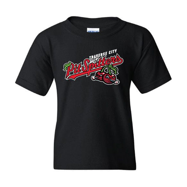 Youth Primary Logo Black Tee - Soft Cotton T-Shirt for Boys & Girls - School, Sports & Casual Wear