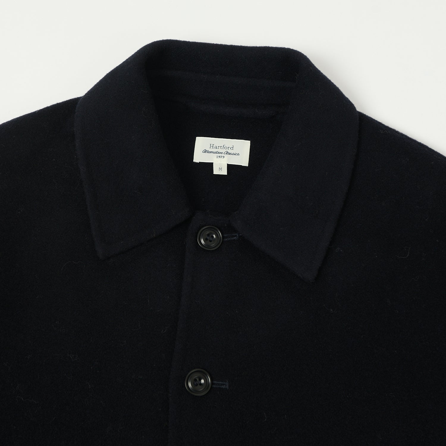 Hartford 'Douglas' Wool Jacket for Men - Navy Blue Winter Coat | Warm & Stylish Outerwear for Business, Office & Casual Wear