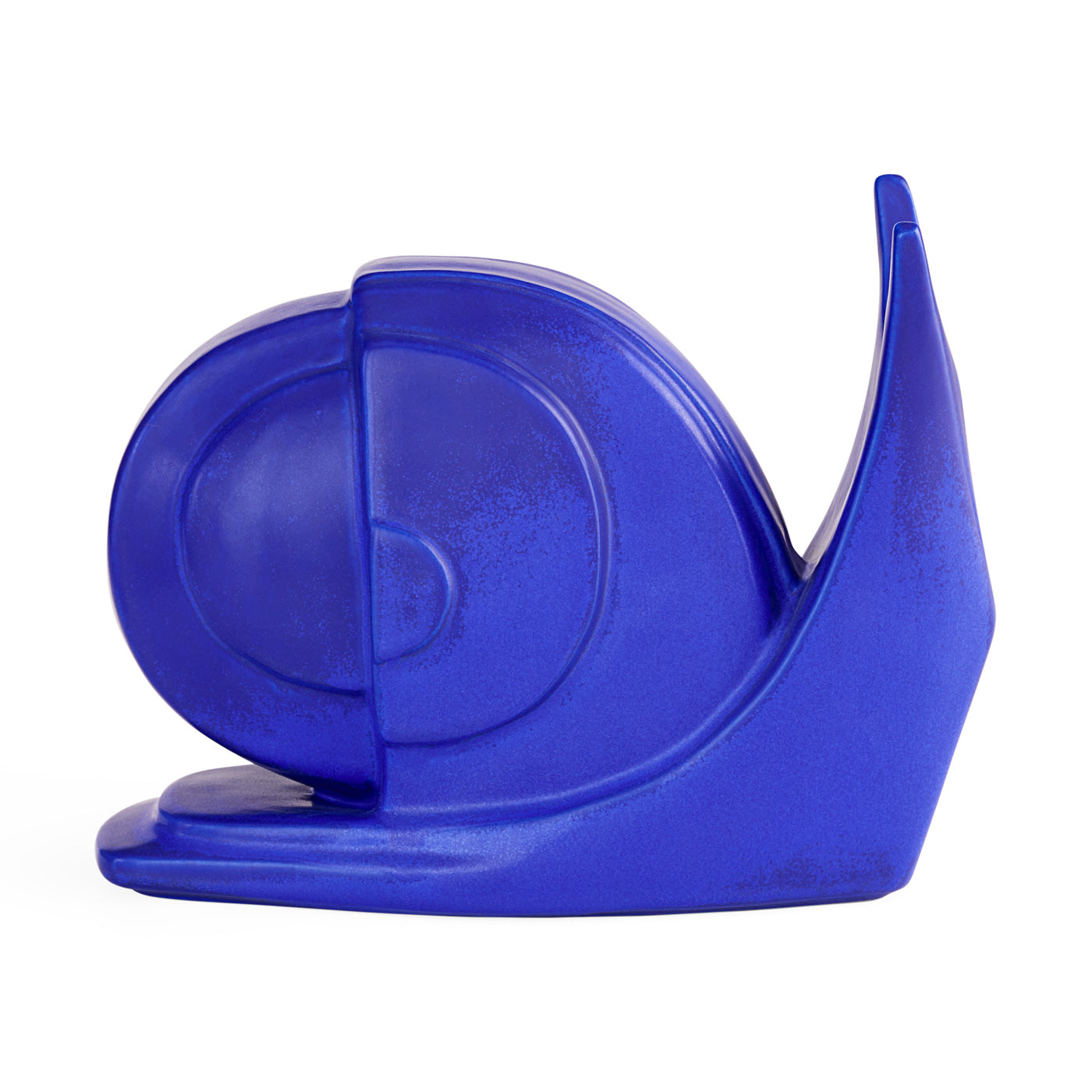 Cobalt Blue Snail Sculpture - Handmade Ceramic Home Decor for Living Room, Garden, or Office - Unique Gift Idea for Nature Lovers