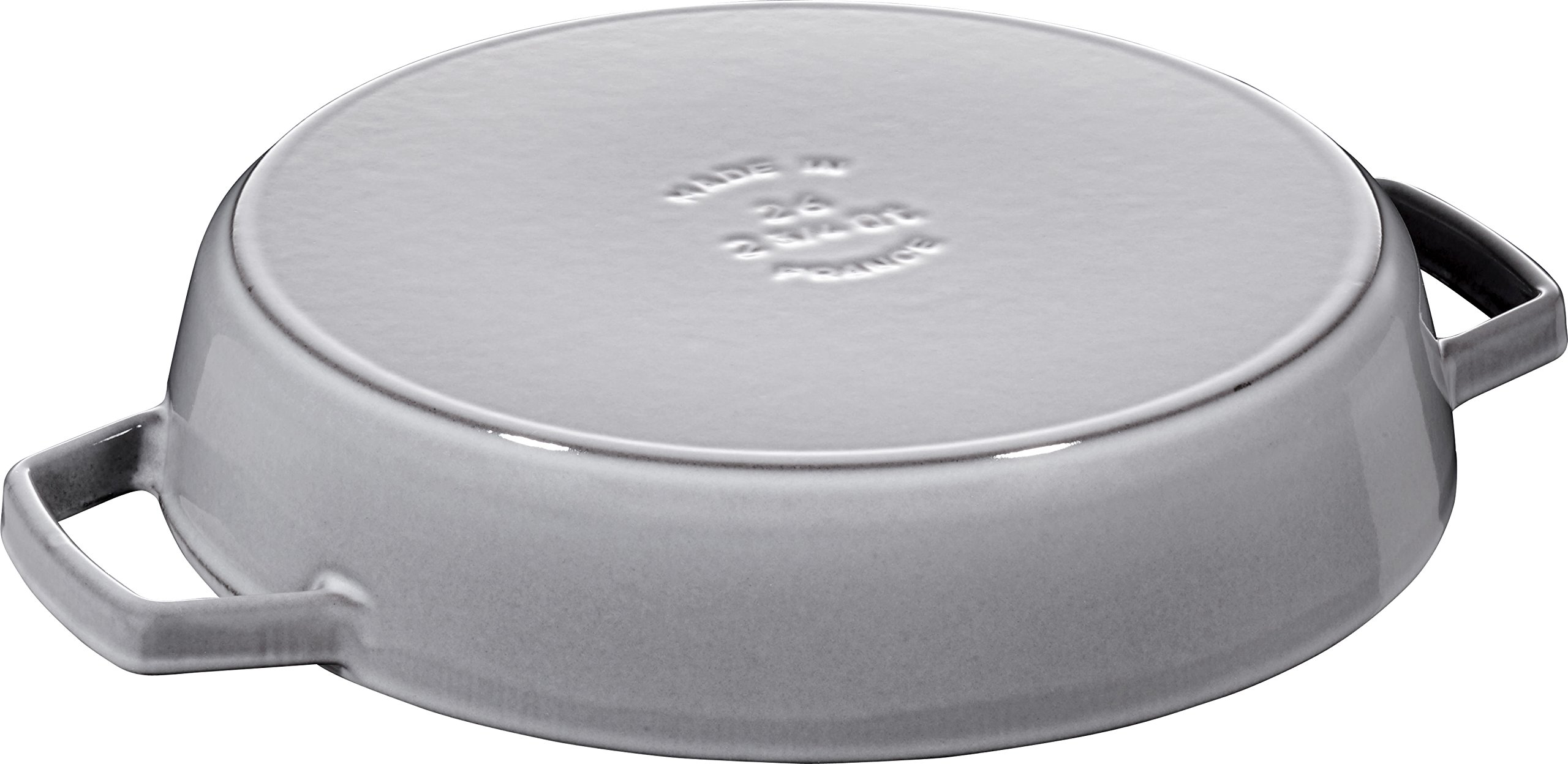Staub 40511-726-0 Cast Iron Pan with Dual Handles, 11