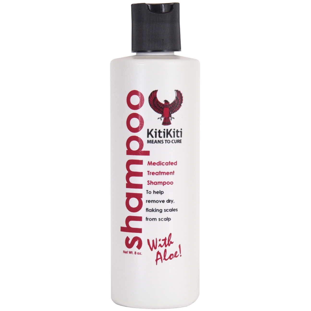 Kitikiti Medicated Treatment Shampoo with Aloe Vera - 8 Oz for Scalp Care & Dandruff Relief - Ideal for Dry, Itchy Scalp & Sensitive Skin