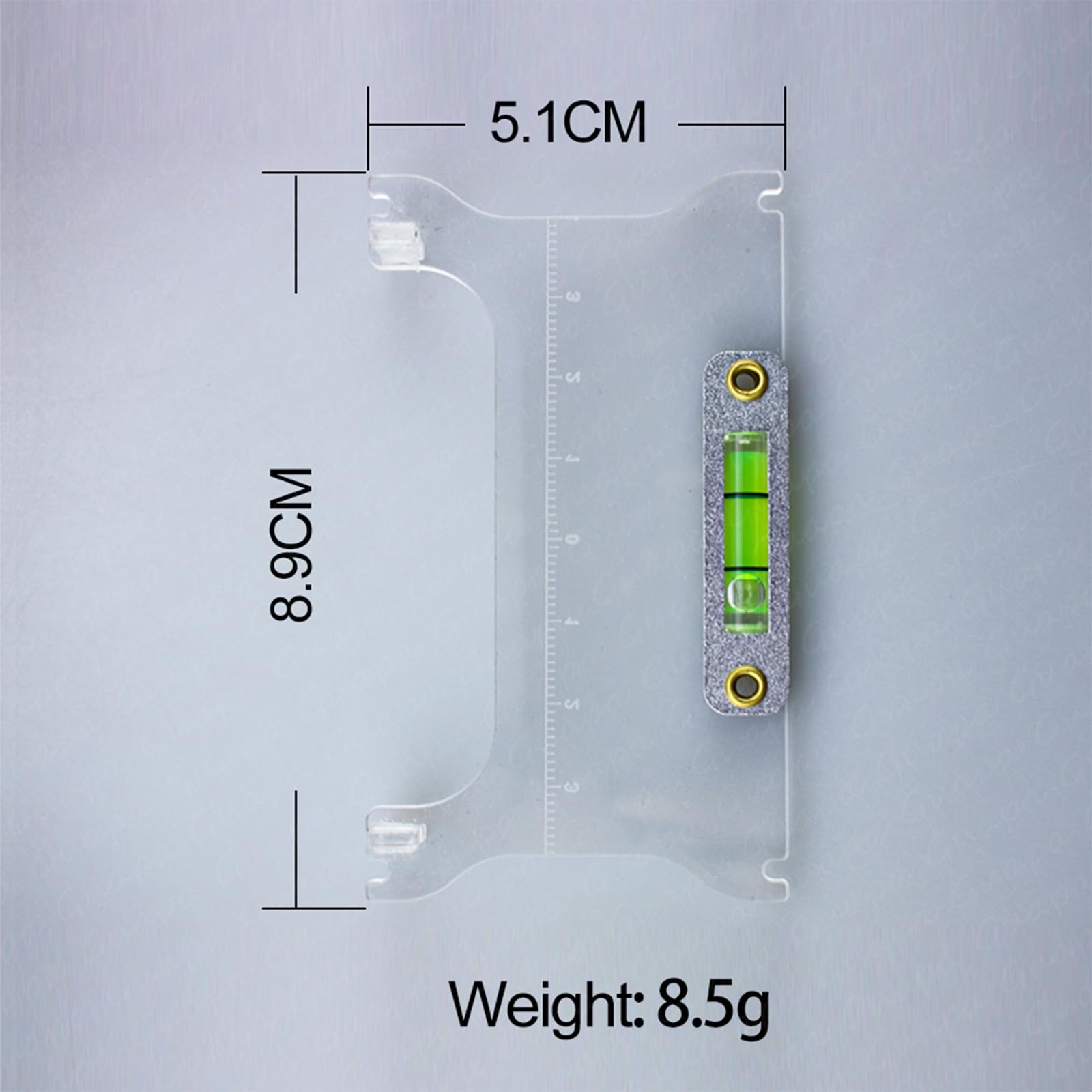 Professional Microblading Eyebrow Measuring Tool Kit - Precise Eyebrow Ruler with Leveler for Perfect Brow Mapping (Brow Peak Ruler Kit #2) - Ideal for Salon, Spa & Home Eyebrow Shaping