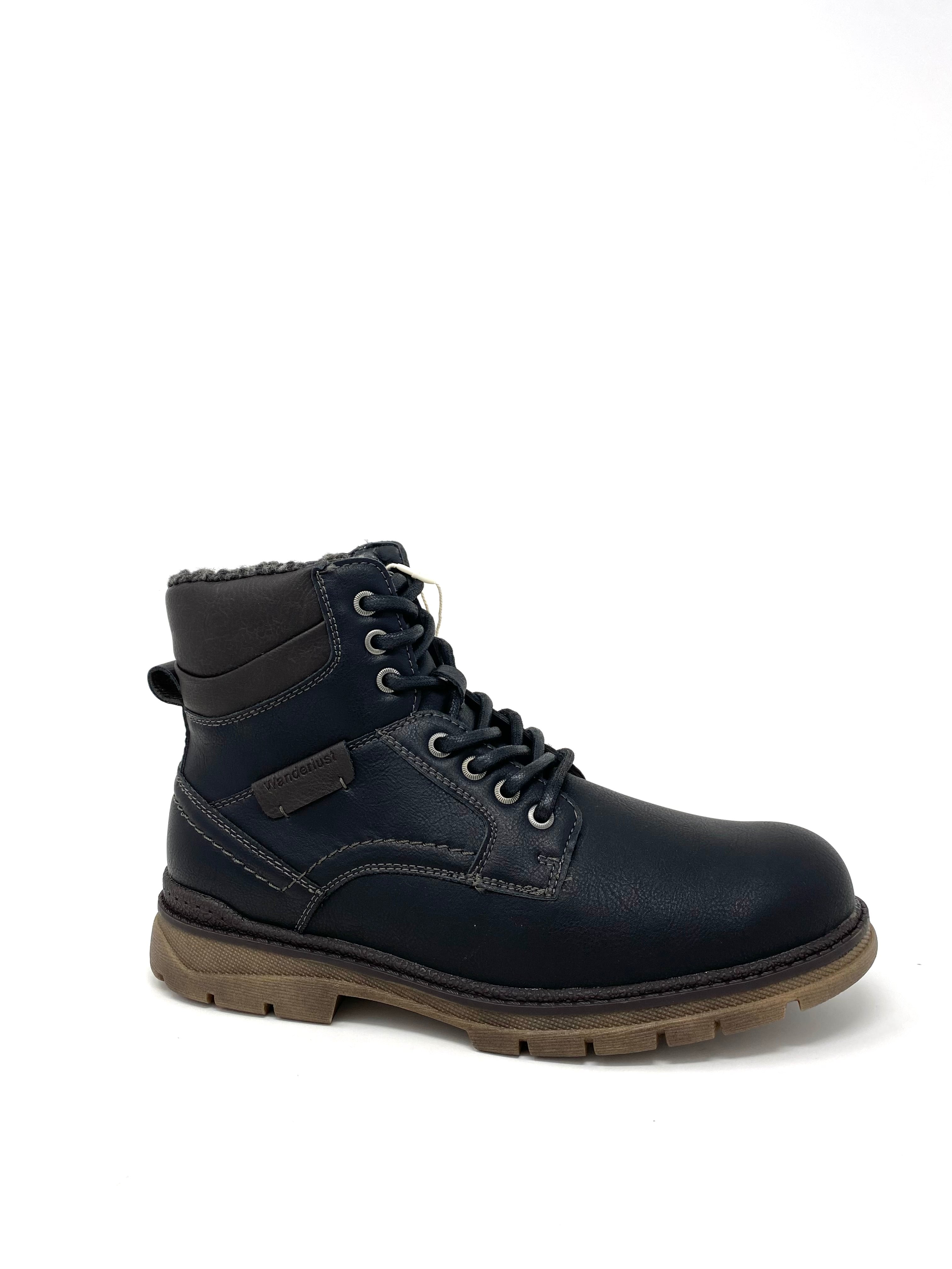 Wanderlust Chris Black Wide Fit Boots for Women - Comfortable & Stylish Ankle Boots for Travel, Work & Casual Outfits
