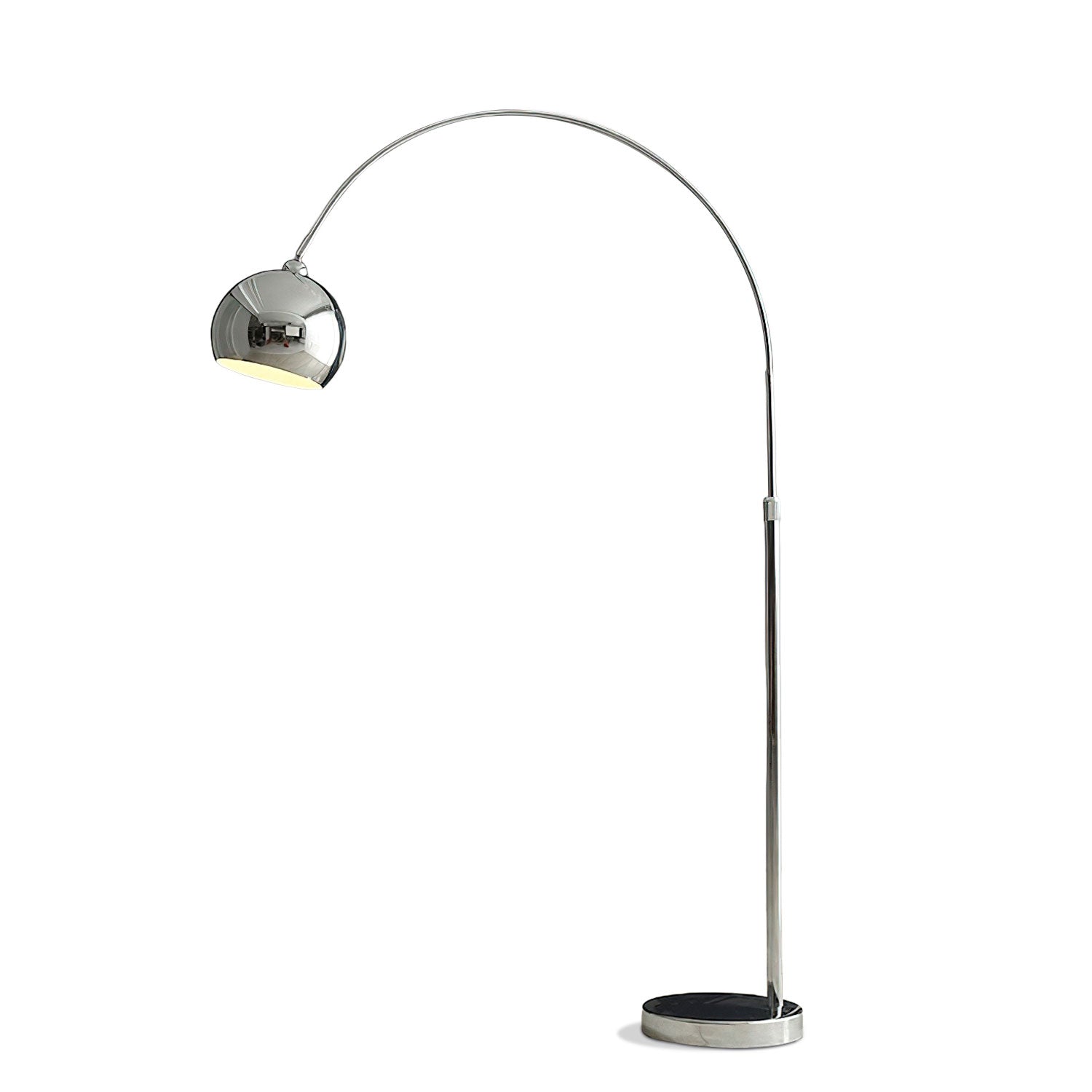 Modern Angler Floor Lamp - Adjustable LED Reading Light for Living Room, Bedroom & Office - Dimmable Standing Lamp with Flexible Gooseneck Design - Perfect for Reading, Working & Relaxing