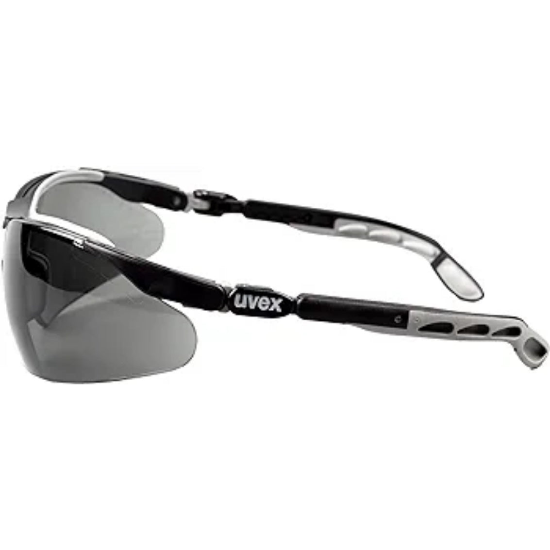 Uvex I VO Grey Safety Glasses 9160 076 - UV400 Protection, Anti-Fog, Scratch Resistant for Construction, Woodworking & Outdoor Activities