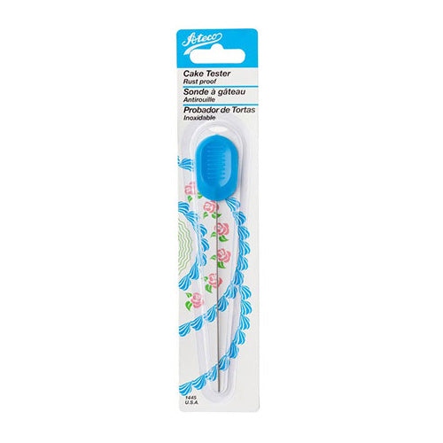 Ateco 1445 Stainless Steel Cake Tester - Professional Baking Tool for Perfectly Baked Cakes, Cupcakes & Breads - Ideal for Home Bakers & Professional Chefs
