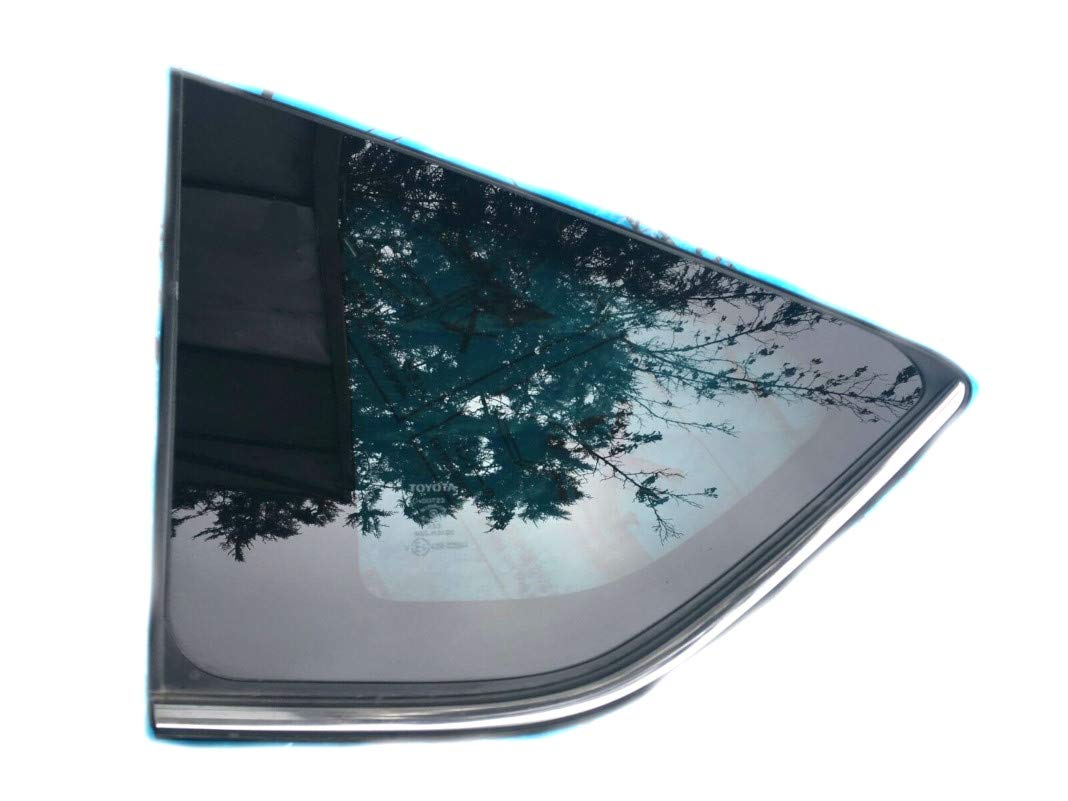 Toyota Tempered Glass Rear Window Replacement - Stainless Steel Frame - Part #62720-42350 - Perfect for Toyota Car Models - Durable & Shatterproof for Enhanced Safety & Visibility