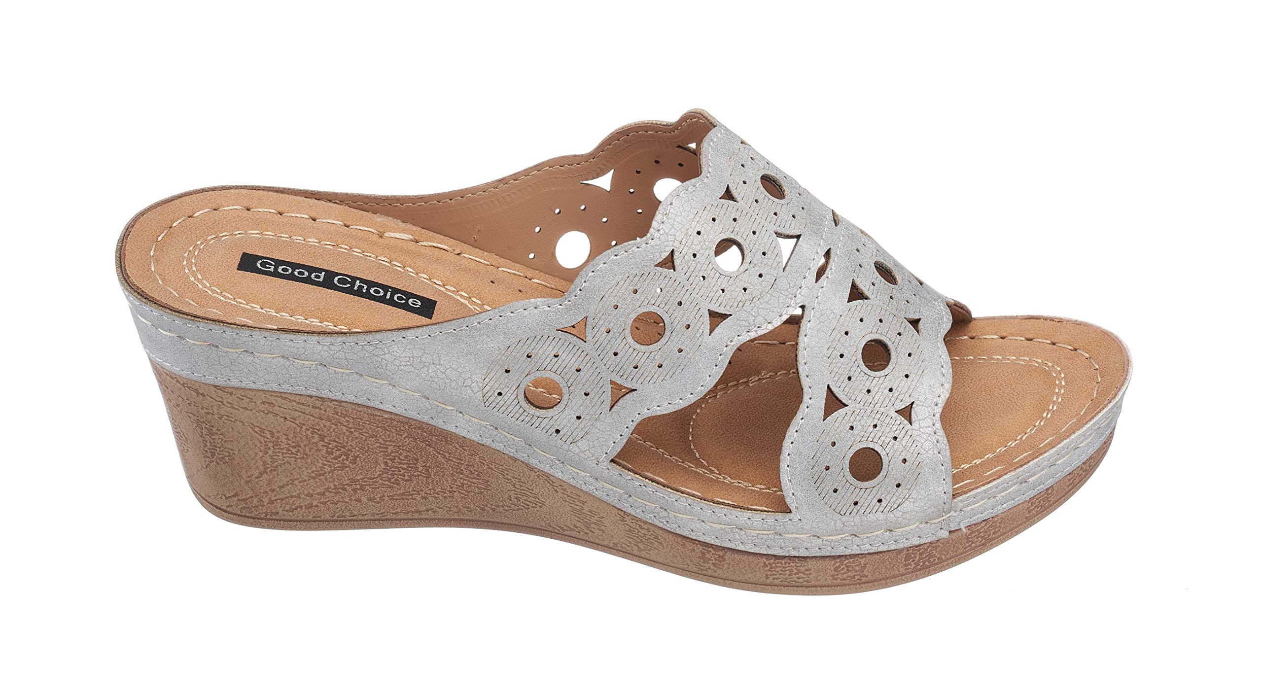 Women's Open Toe Wedge Sandals - Comfortable Summer Casual Shoes for Beach, Walking & Outdoor Activities
