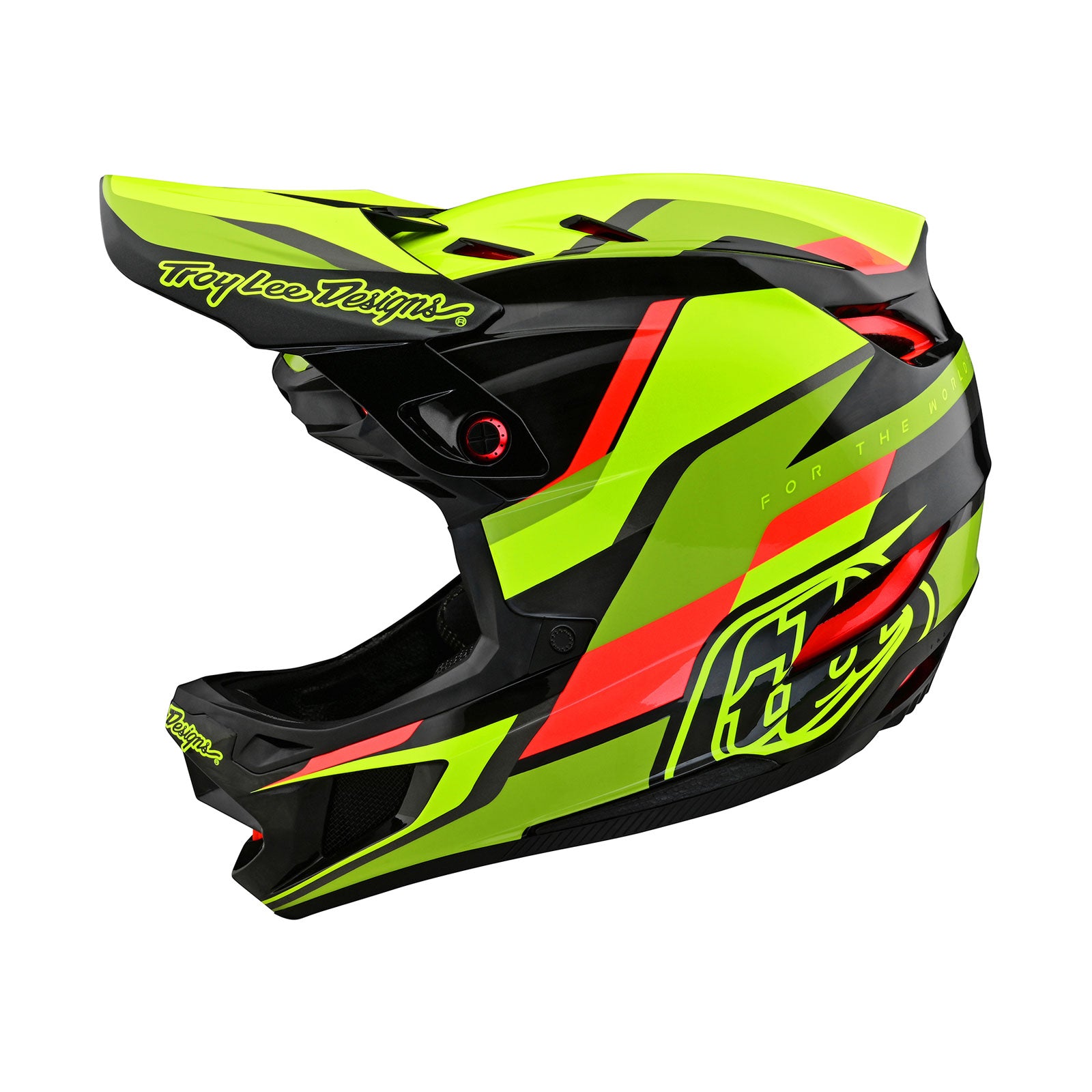D4 Carbon Fiber Motorcycle Helmet Omega - Lightweight & DOT Certified for Racing & Street Riding - Black & Yellow Color