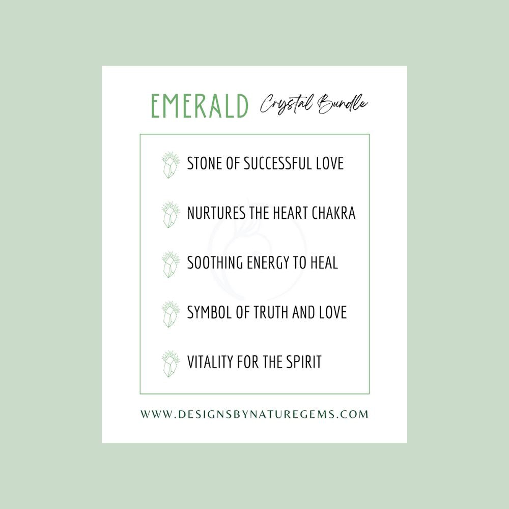 Natural Raw Emerald Crystals Bundle - 100% Genuine Untreated Green Beryl Gemstones for Jewelry Making, Crystal Healing & Mineral Collection - Perfect for DIY Crafts, Energy Work & Gift Giving