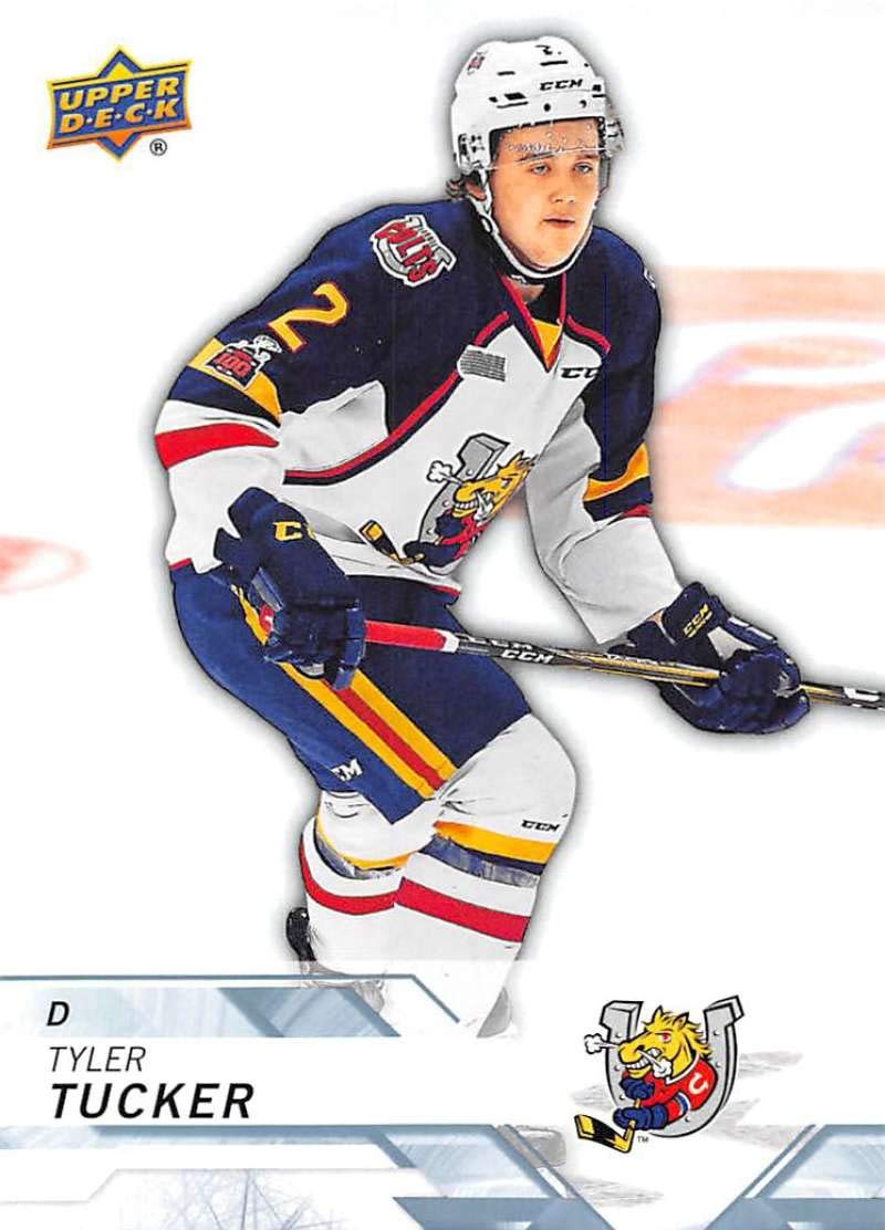 2018-19 Upper Deck CHL Hockey #190 Tyler Tucker Barrie Colts Official Canadian Hockey League Trading Card - Collectible Sports Memorabilia for Hockey Fans and Card Enthusiasts