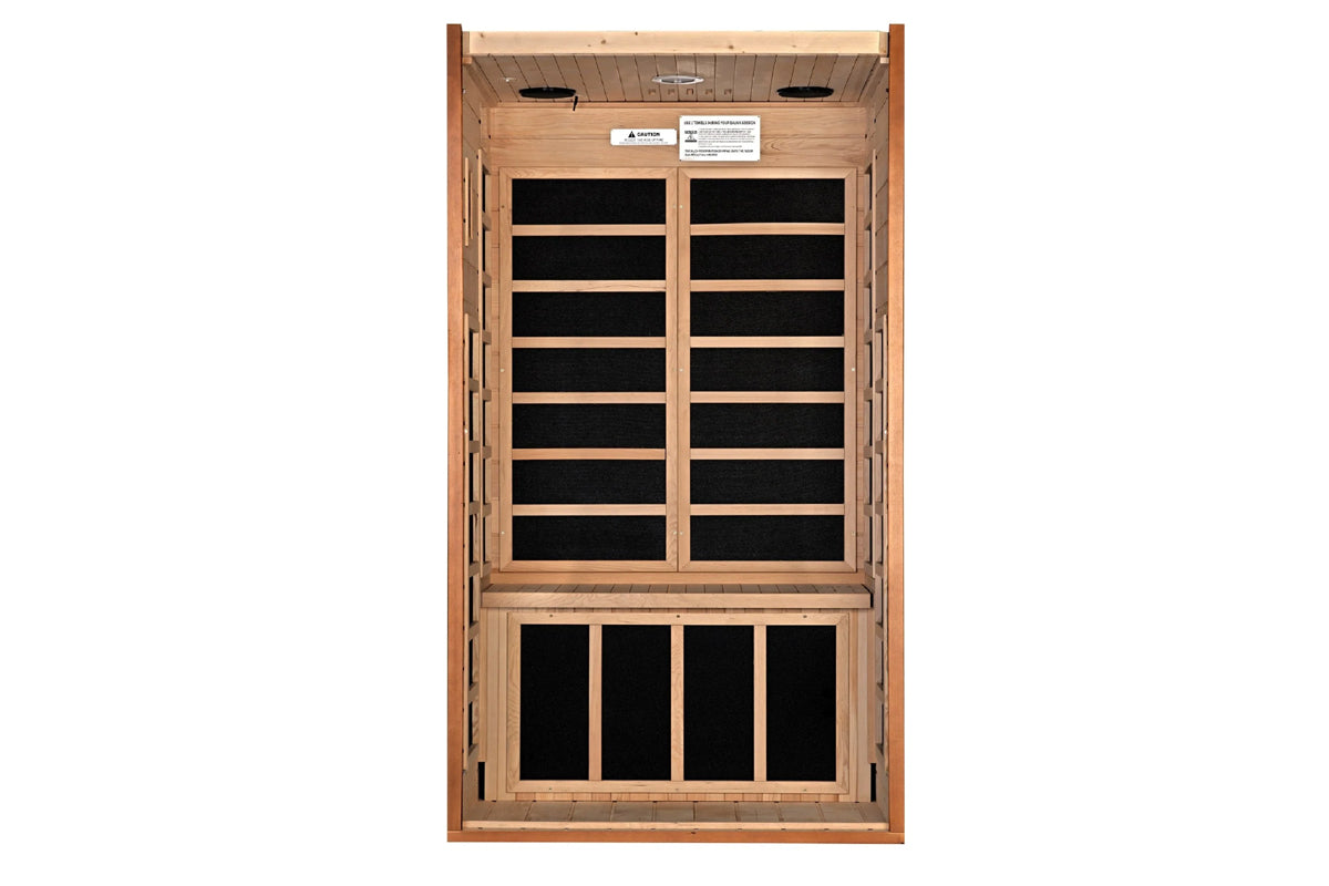 Pro 6 Madison 1-2 Person Near Zero EMF Far Infrared Sauna (2025 Edition) - Premium Home Spa for Relaxation & Detox