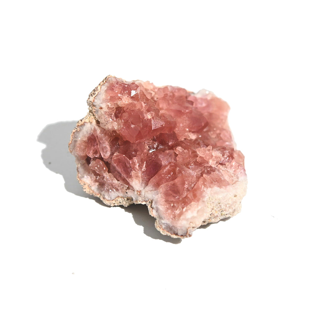 Natural Pink Amethyst Geode Crystal Cluster - Healing Stone for Home Decor, Meditation & Spiritual Gifts | Perfect for Office Desk, Yoga Space & Energy Healing