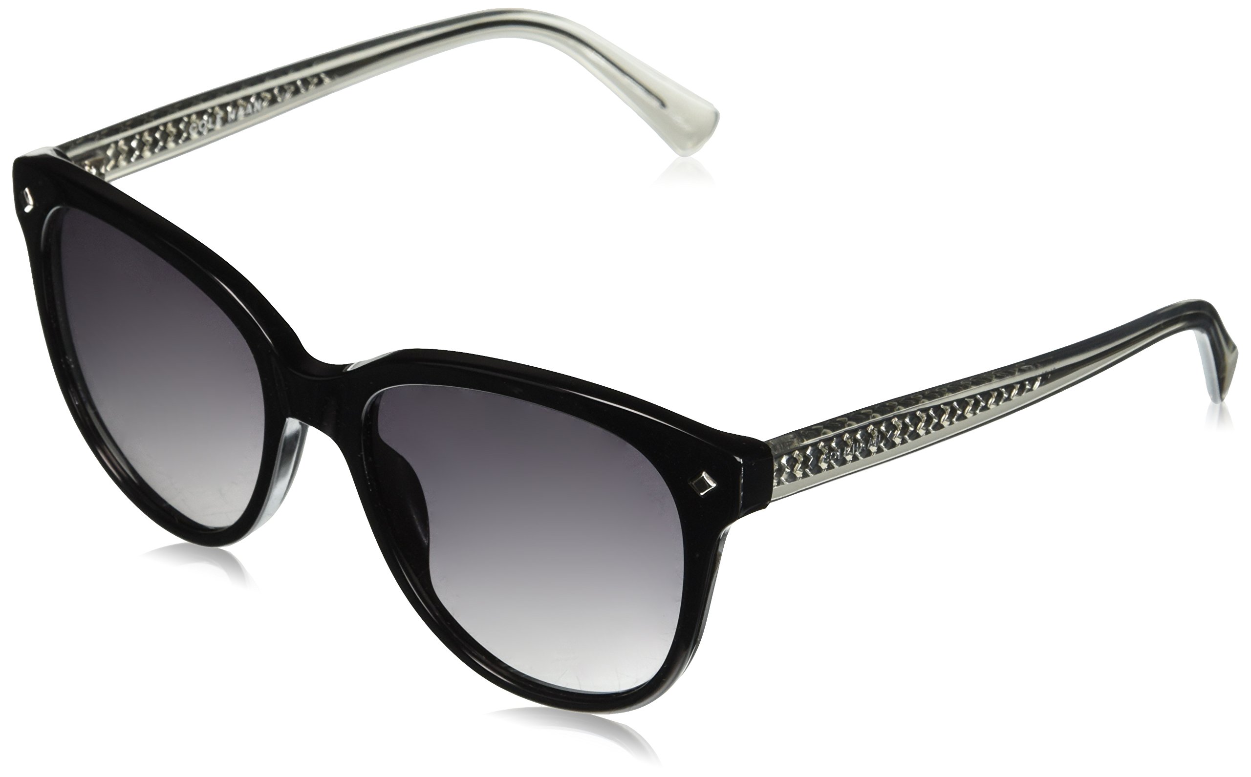 Cole Haan Women's CH7043 Oval Sunglasses - Polarized UV Protection - Fashionable & Lightweight for Outdoor Activities, Driving, and Beach Vacations