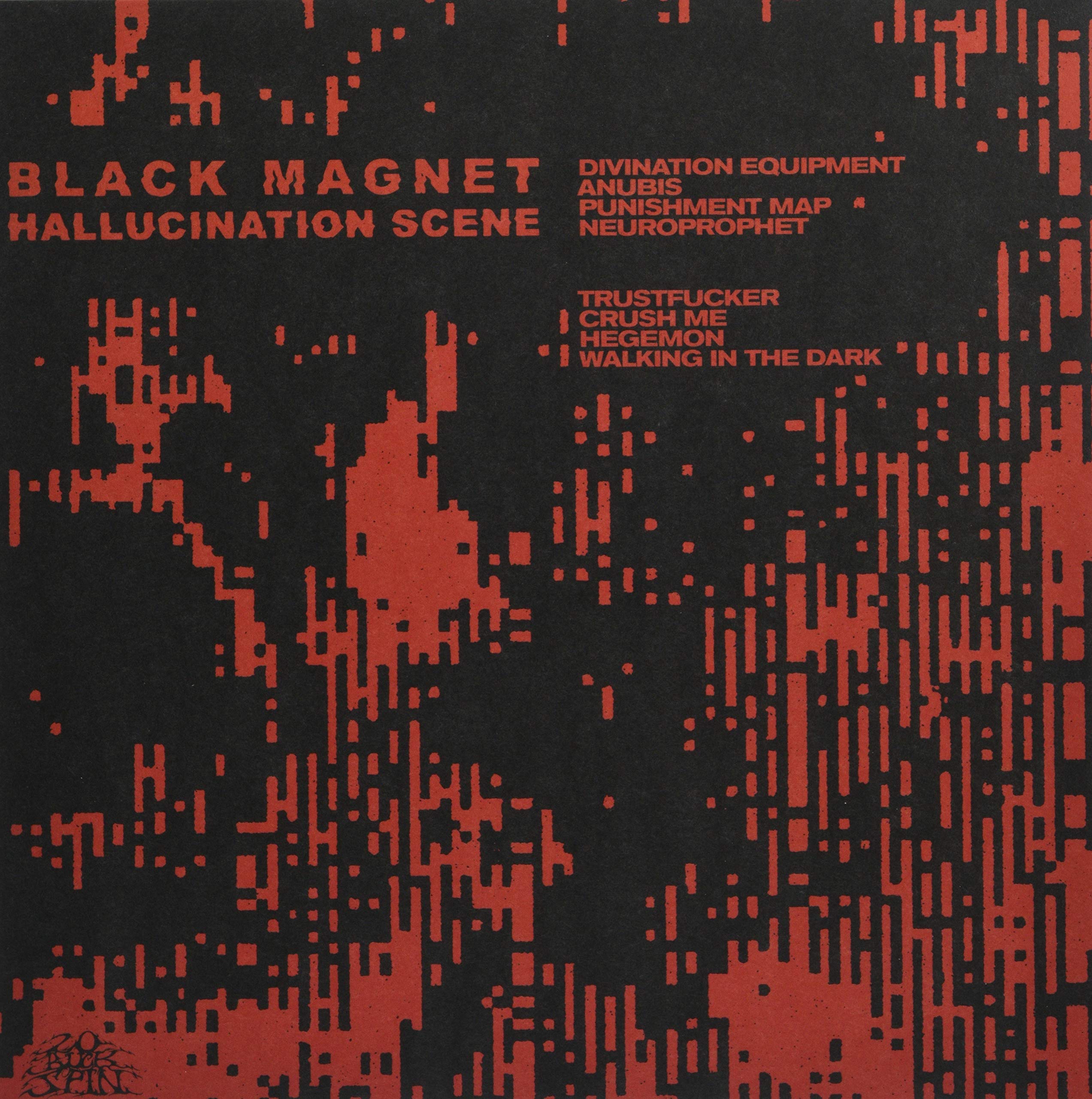 Hallucination Scene Red and Black Merge with Red Splatter - Unique Psychedelic Art Print for Home Decor, Wall Art, and Gift Ideas