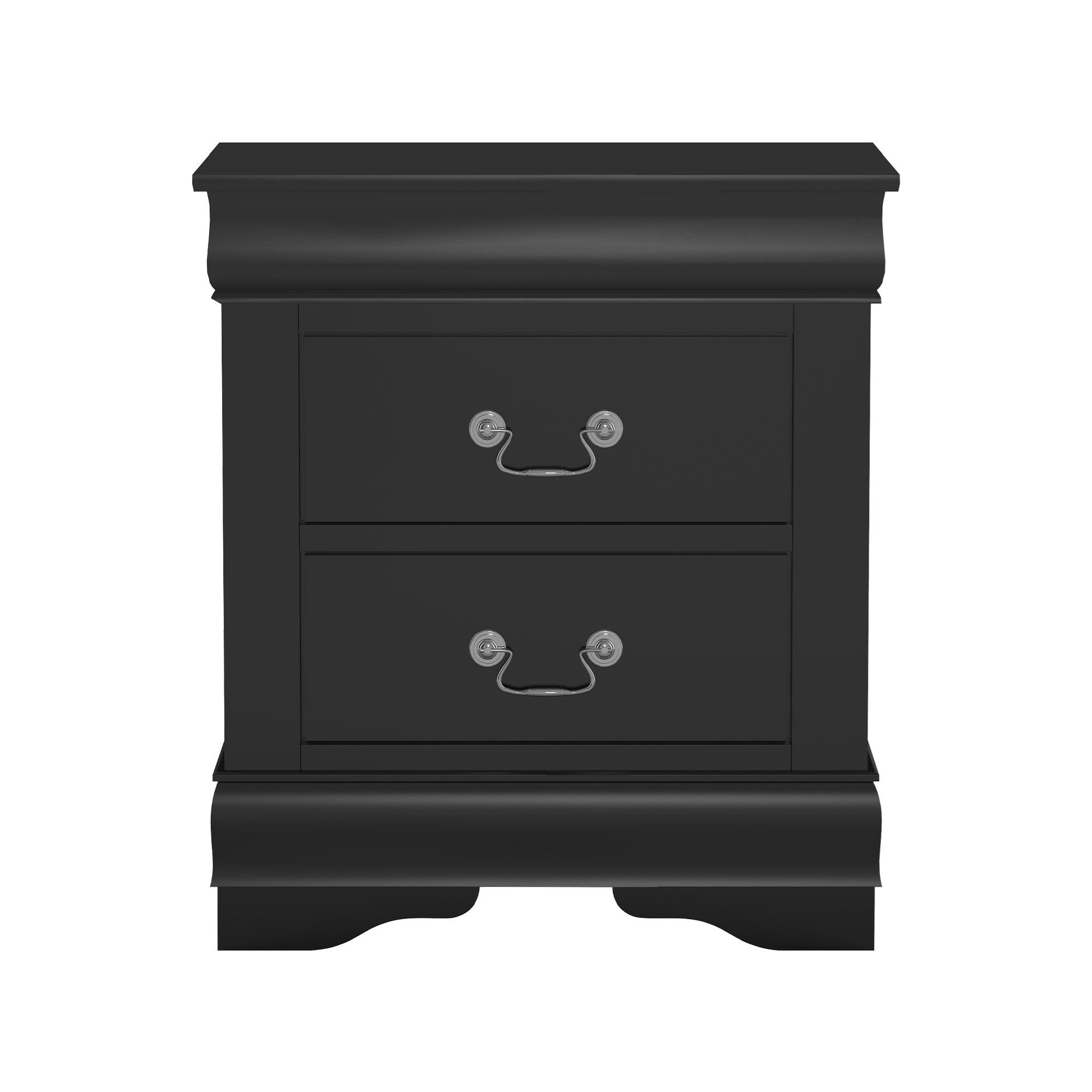 Louis Philippe Night Stand by Furniture of America - Elegant Bedside Table for Bedroom Decor, Storage & Organization