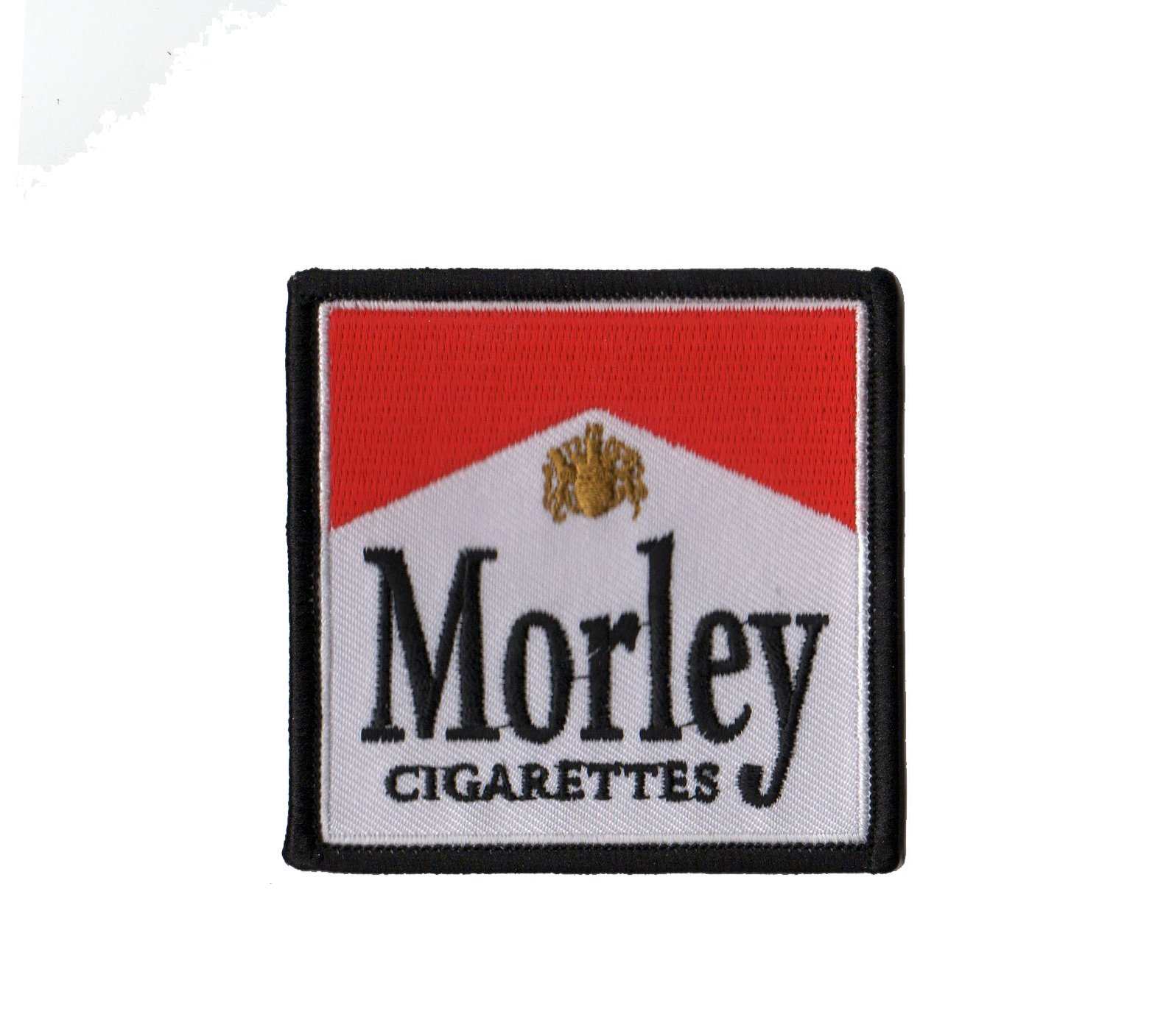 X Files Morley Cigarette Smoking Man Iron-On Patch - TV Show Merchandise for Jackets, Bags & DIY Costumes