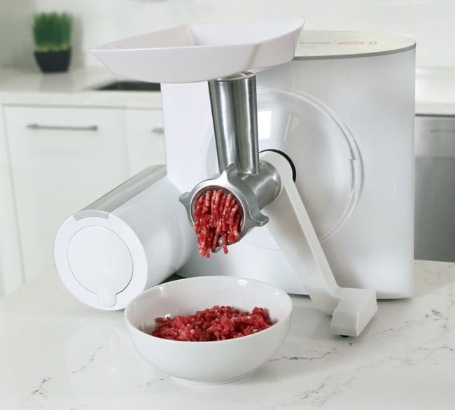 Nutrimill Bosch MUZ6MG2 Food Grinder Attachment - Perfect for Fresh Meat, Sausage & More - Ideal for Home Kitchens & Food Prep