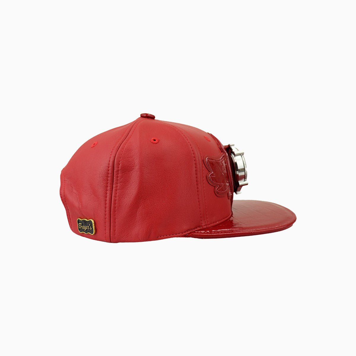 Breyer's Buck 50 Leather Watch Hat - Genuine Leather Adjustable Unisex Cap for Outdoor Adventures, Hunting, and Casual Wear
