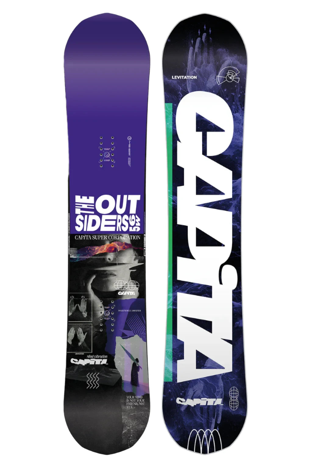 CAPiTA The Outsiders Snowboard 2025 - All-Mountain Freestyle Snowboard for Men & Women | Perfect for Powder, Park & Backcountry Riding