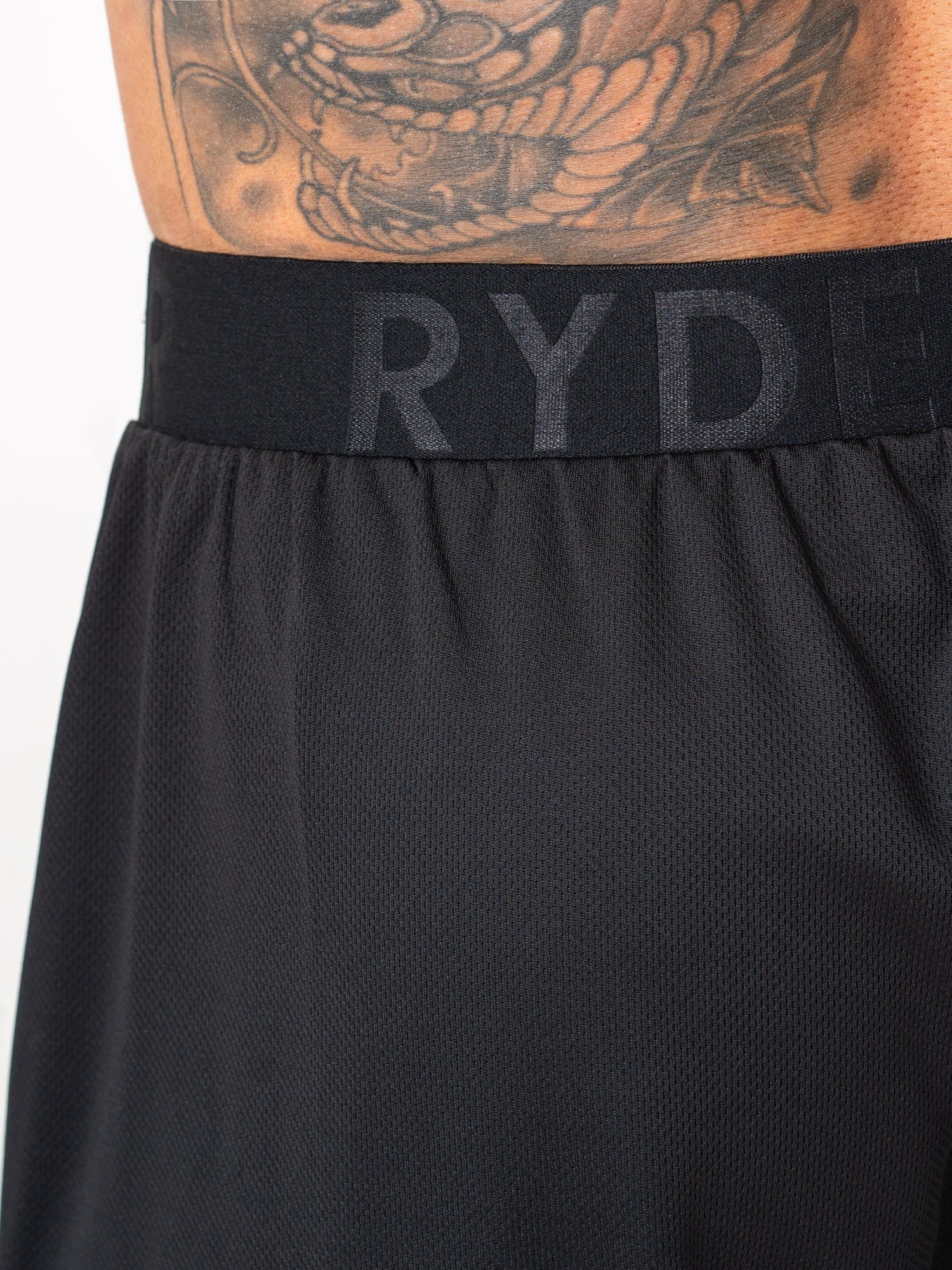 Advanced Mesh Running Shorts for Men - Breathable Black Workout Shorts for Gym, Jogging & Outdoor Sports