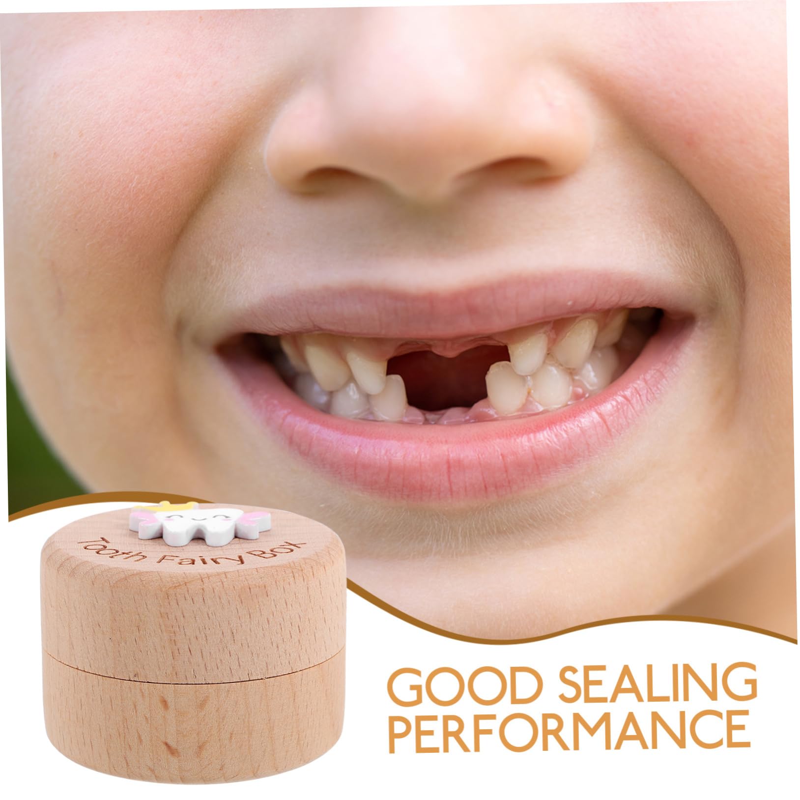 Levemolo Box - Kids Tooth Keepsake Holder & Baby Hair Organizer | First Tooth Collection Box for Baby Teeth & Fetal Hair Storage | Perfect for Baby's First Tooth, Milestone Memories & Nursery Decor