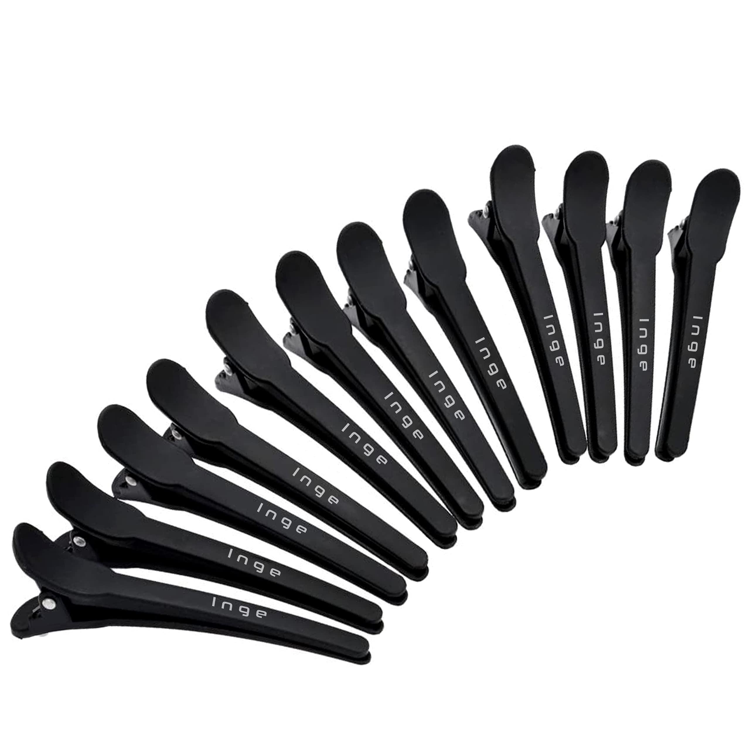 12 PCS Hair Sectioning Clips for Styling - Large Flat Hair Roller Clips for Long Hair Dressing | Perfect for Salon, Home Haircuts & DIY Styling