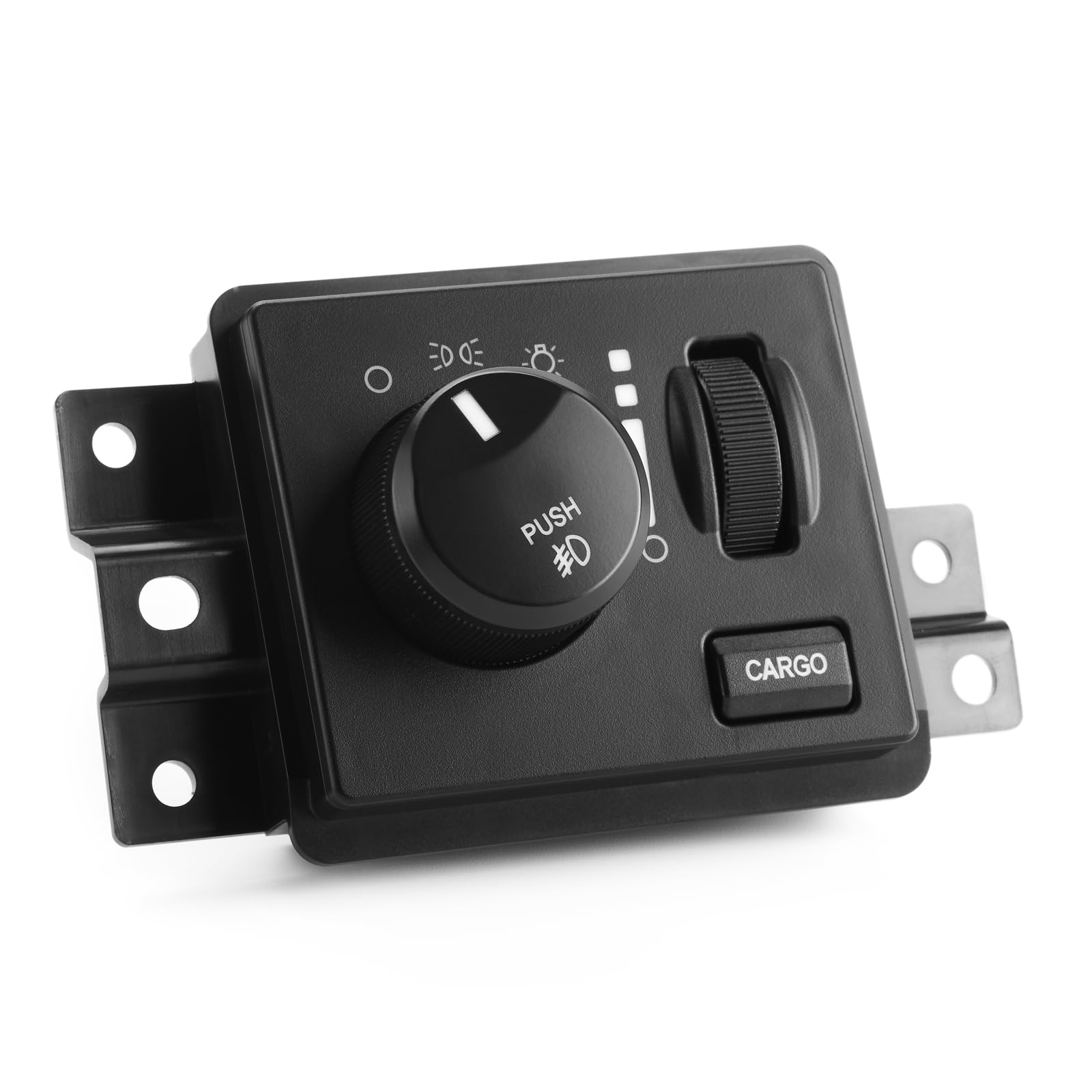 Dodge Ram 1500 2500 3500 Headlight Switch Control (2006-2009) | Compatible with Dodge Dakota (2005-2010) & Durango (2007-2009) | Fog Light, Headlamp, Cargo Lamp & Dimmer Switch | OEM 56049637AD, HLS1349 | Perfect for Night Driving & Off-Road Adventures