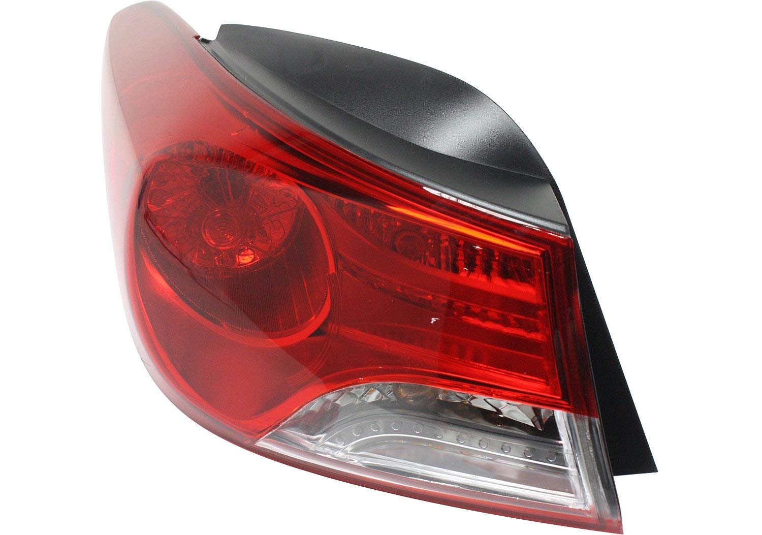Garage-Pro LED Tail Light Assembly Set - Compatible with 2011-2013 Hyundai Elantra (Driver & Passenger Side, Outer) | Durable Replacement for Broken Lights | Perfect for Night Driving and Enhanced Vehicle Safety