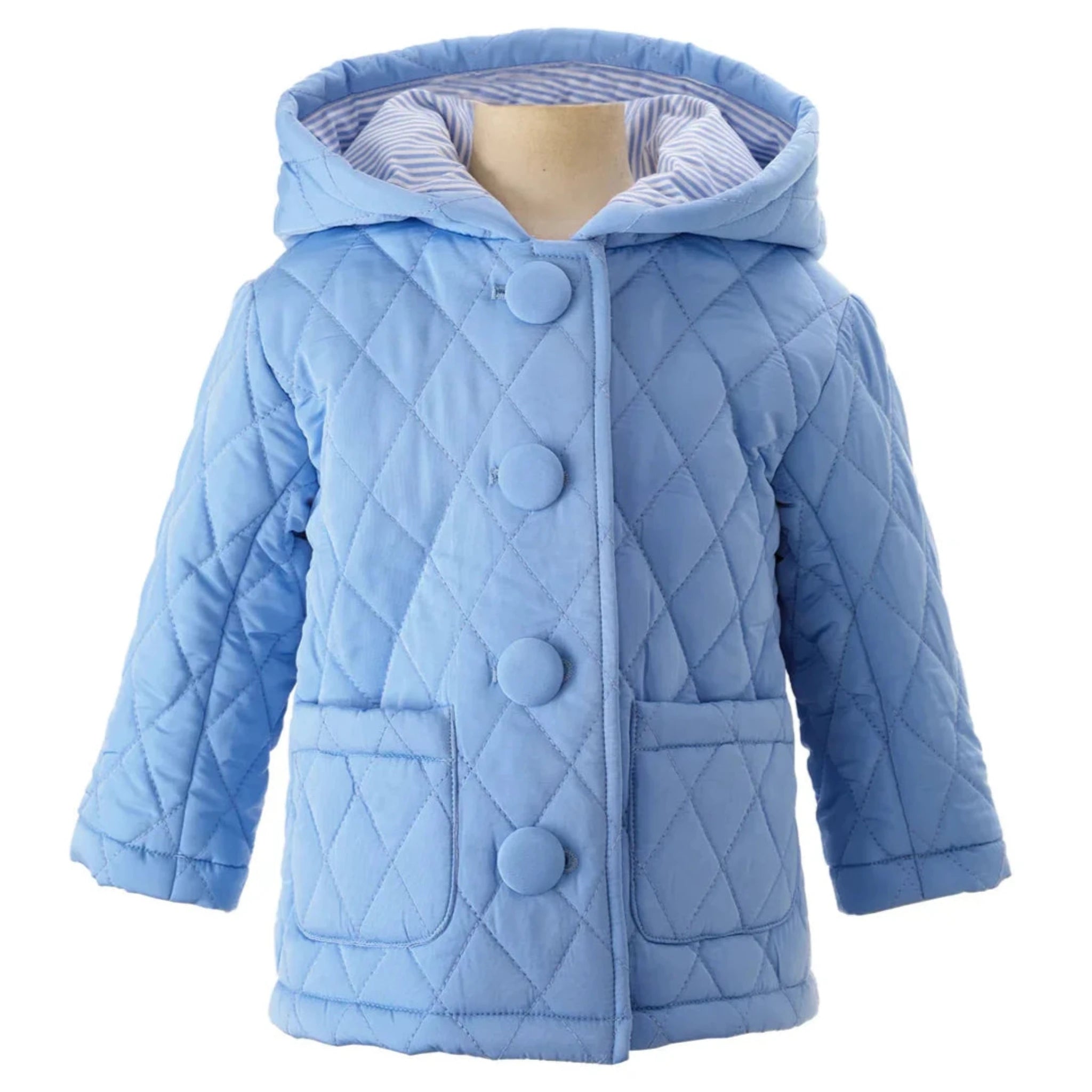 Blue Quilted Jacket for Women - Lightweight Winter Coat with Stylish Diamond Stitching | Perfect for Outdoor Activities, Travel & Casual Wear