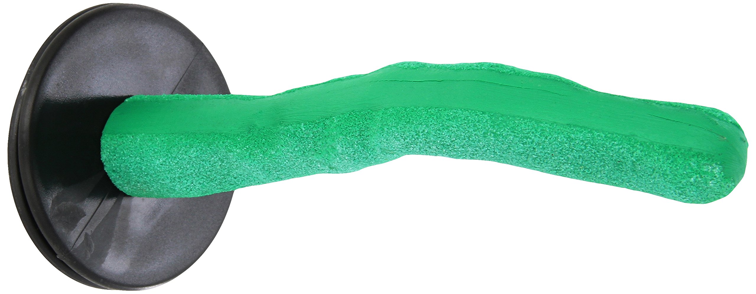 Natural Pumice Perch Bird Toy for Parrots - Safe & Non-Toxic Foot Care - Cage Accessories for Healthy Beak & Feet - Small Green Bird Perch (Perfect for Grooming & Play in Bird Cages)