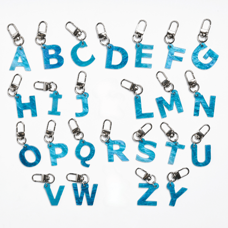 Personalized Turquoise Initial Necklace - Custom Name Letter Pendant Jewelry for Women, Girls - Perfect for Birthdays, Anniversaries & Gifts