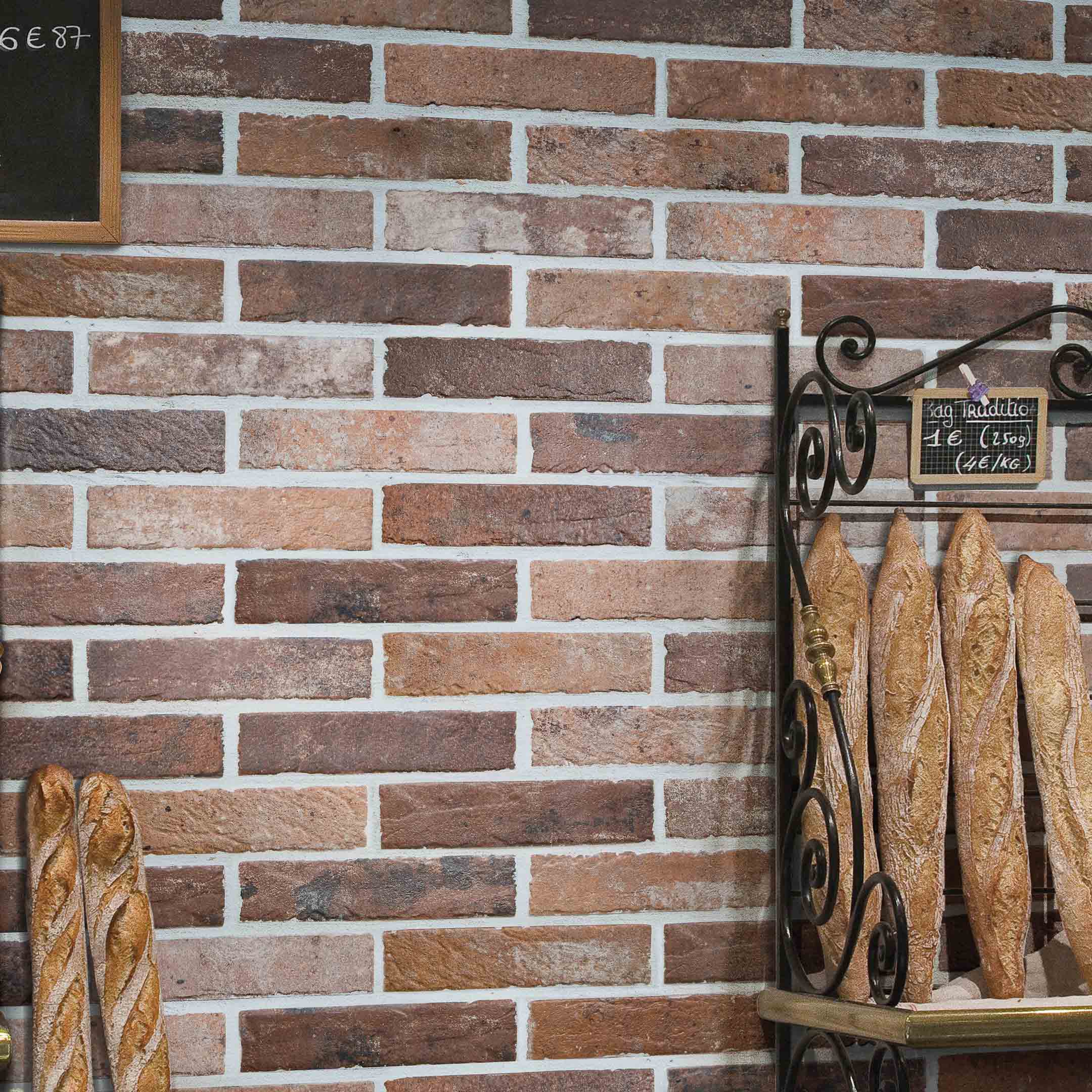 Tribeca Capella Brick Look Subway Tiles - Premium Ceramic Wall & Backsplash Tiles for Kitchen, Bathroom, and Commercial Spaces - Orange County Collection