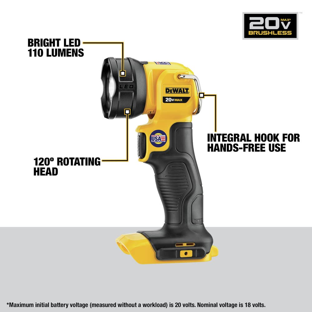 DEWALT 20V MAX* XR Cordless 4-Tool Combo Kit (DCK449E1P1) - Drill, Impact Driver, Circular Saw & Reciprocating Saw - Perfect for DIY Projects & Professional Construction Work