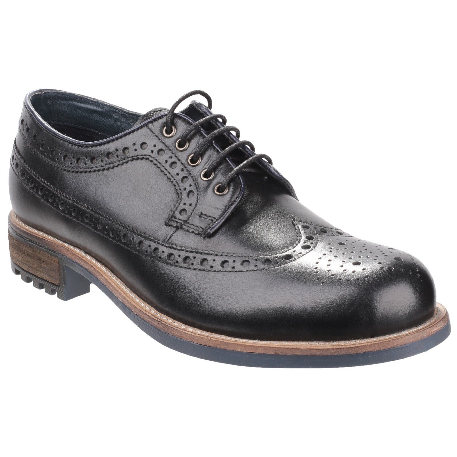 Men's Poplar Brogue Leather Dress Shoes - Classic Oxford Style for Formal & Business Wear - Perfect for Weddings, Office & Special Occasions