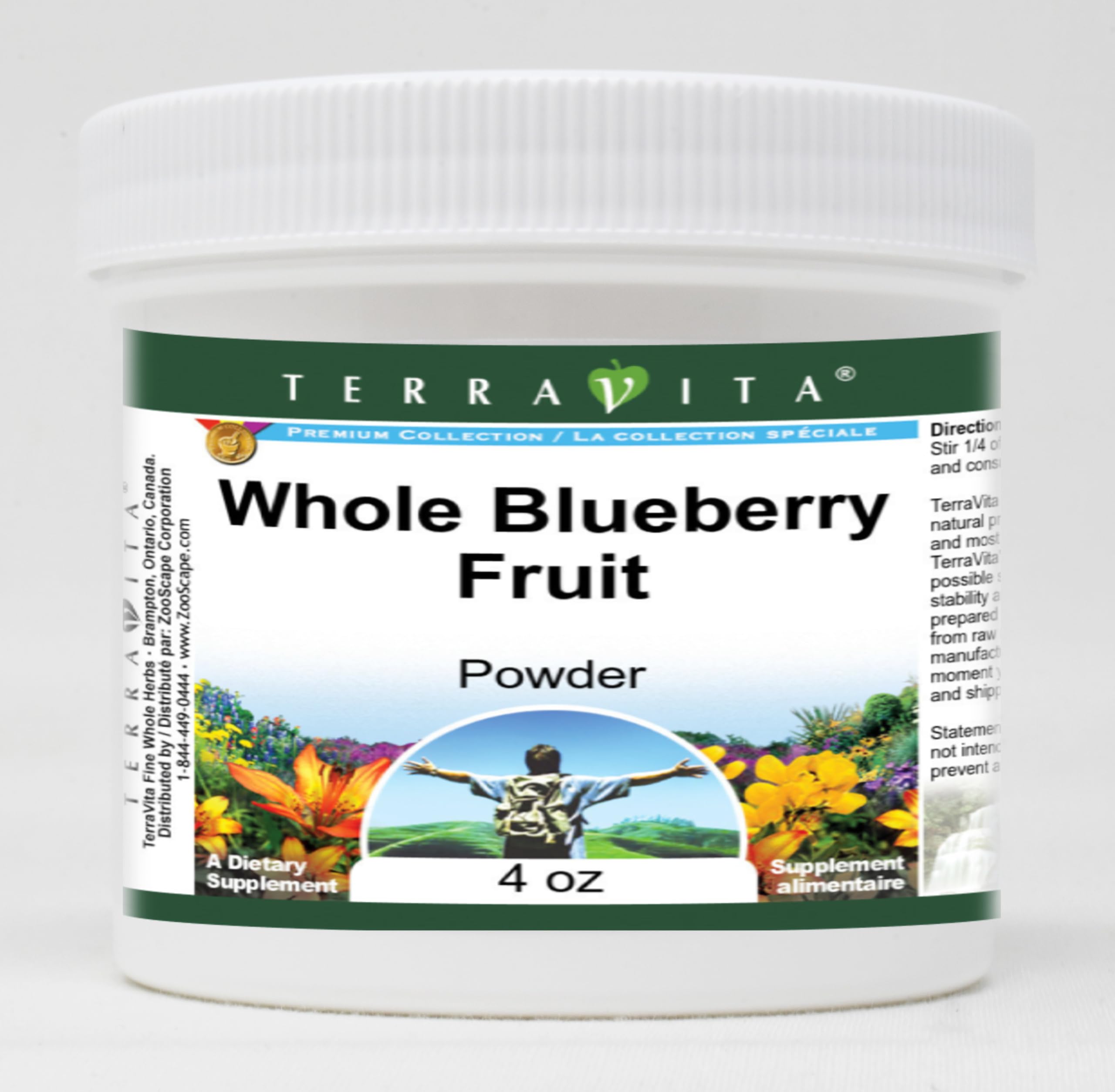 Organic Whole Blueberry Powder 4oz | Freeze-Dried Antioxidant Superfood | USDA Certified | Smoothies, Baking & Health Drinks | ZIN: 519300