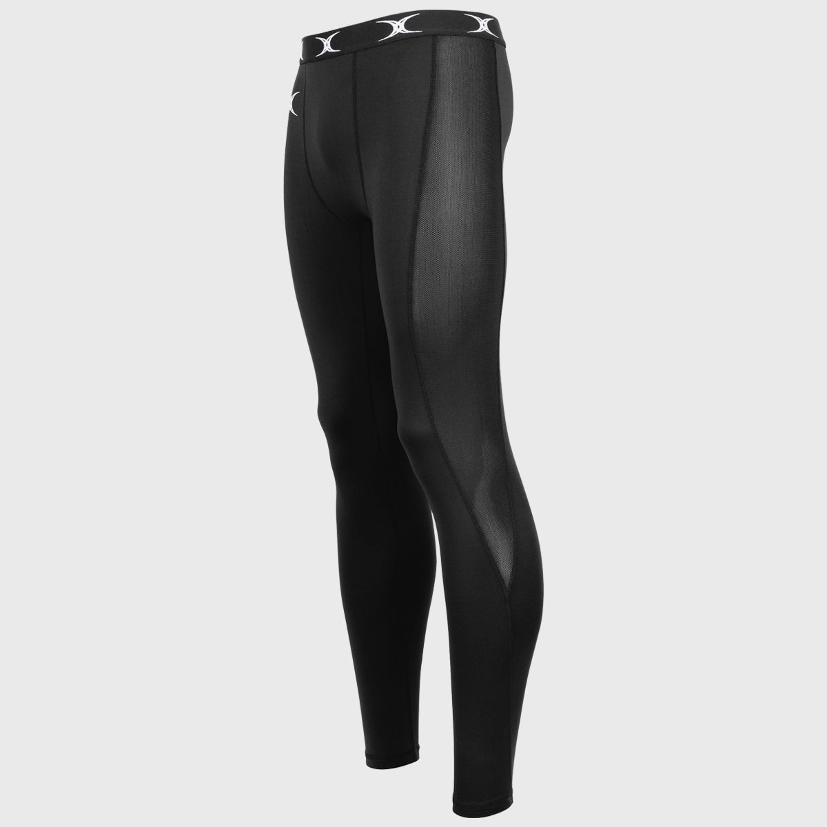 Gilbert Men's Atomic Baselayer Leggings - Thermal Winter Underwear for Running & Hiking - Moisture Wicking & Odor Resistant Black Leggings for Cold Weather Workouts