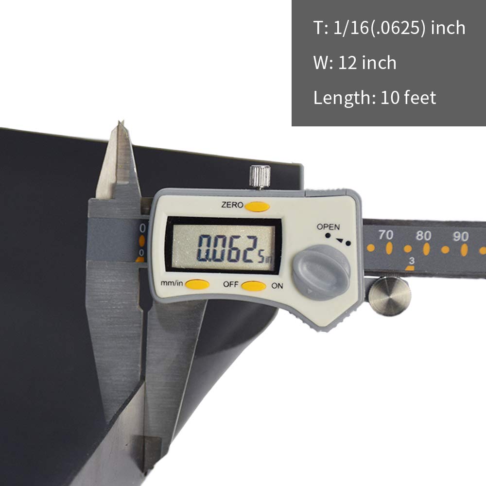 DOBTIM Neoprene Rubber Strips 1/16