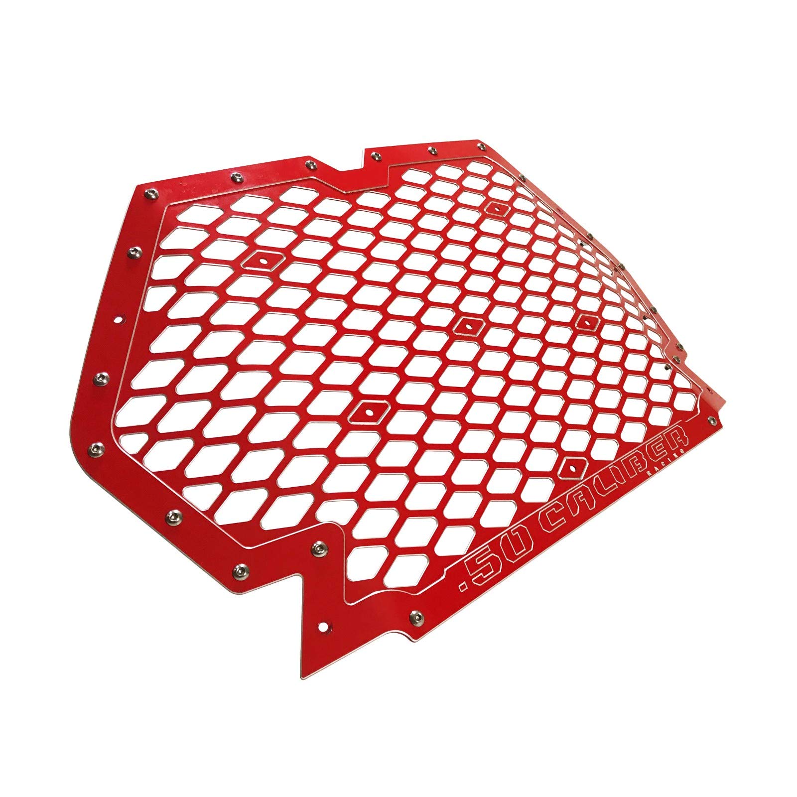 High Performance Red Custom CNC Grill for 2019 Polaris RZR XP1000, XP Turbo, Turbo S 2 & 4 Seat - Improves Airflow & Engine Cooling - Perfect for Off-Road Adventures & Dune Racing [5358A6]