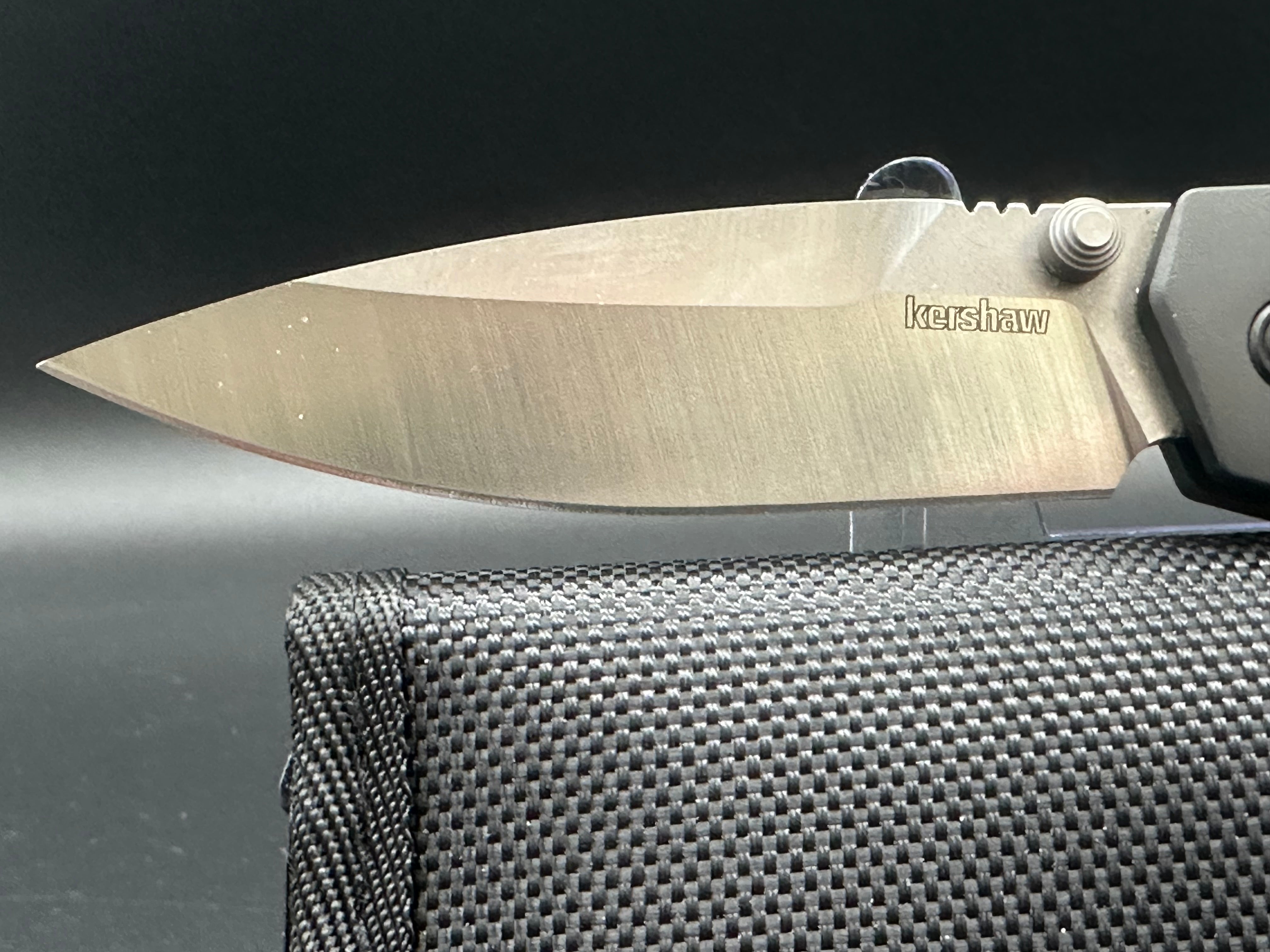 Kershaw Iridium Folding Pocket Knife - EDC Knife with Durable Steel Blade, Lightweight & Compact for Outdoor, Camping, Hiking & Everyday Carry