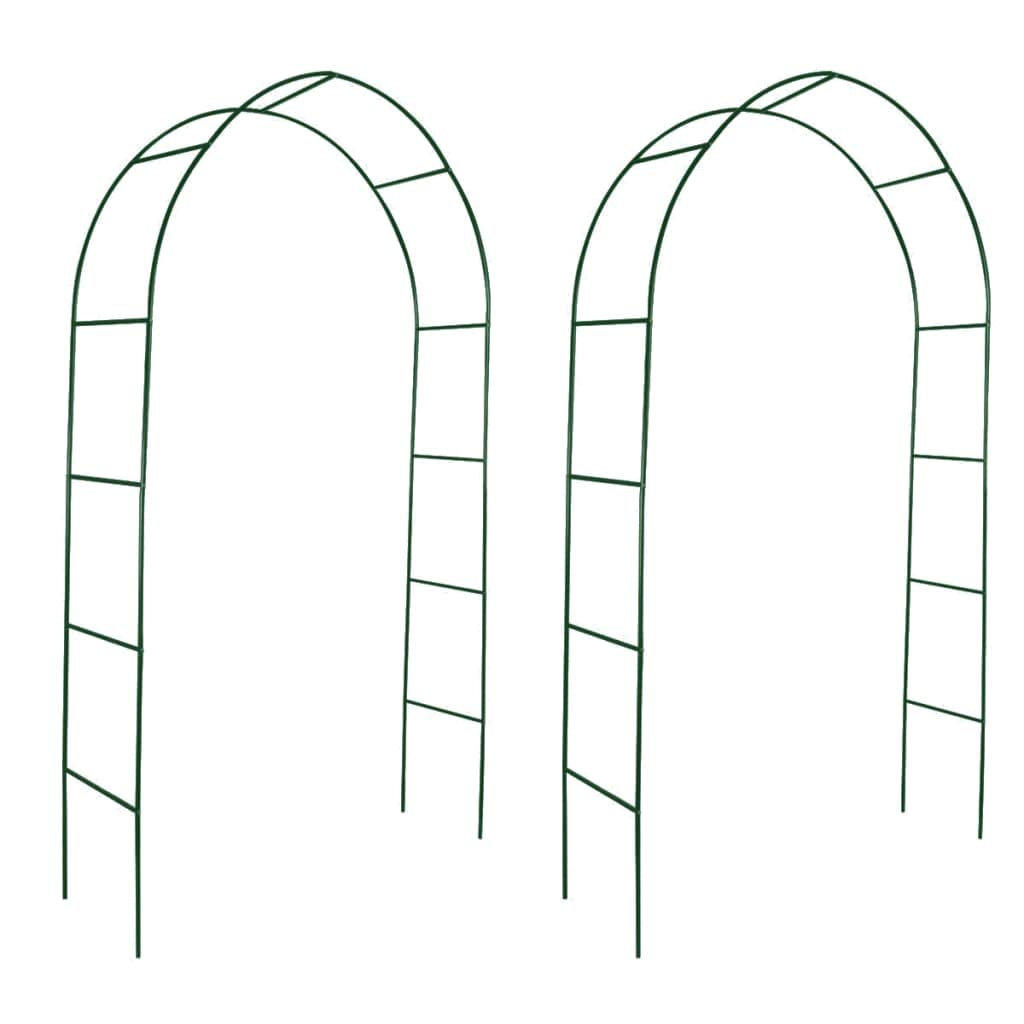 CHARMMA Garden Arch - 2 Pack Metal Climbing Plant Trellis for Outdoor Vine Support | Perfect for Roses, Ivy & Climbing Flowers in Backyard, Patio & Garden Decor
