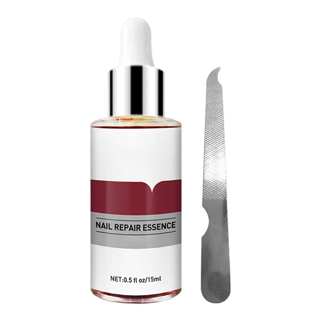 KUYYFDS Nail Repair Treatment - Renewal Solution for Toenails & Fingernails - Essential Oil Protects Against Discoloration, Brittleness & Cracks (12ML) - Perfect for Salon, Home Care & Travel Nail Maintenance