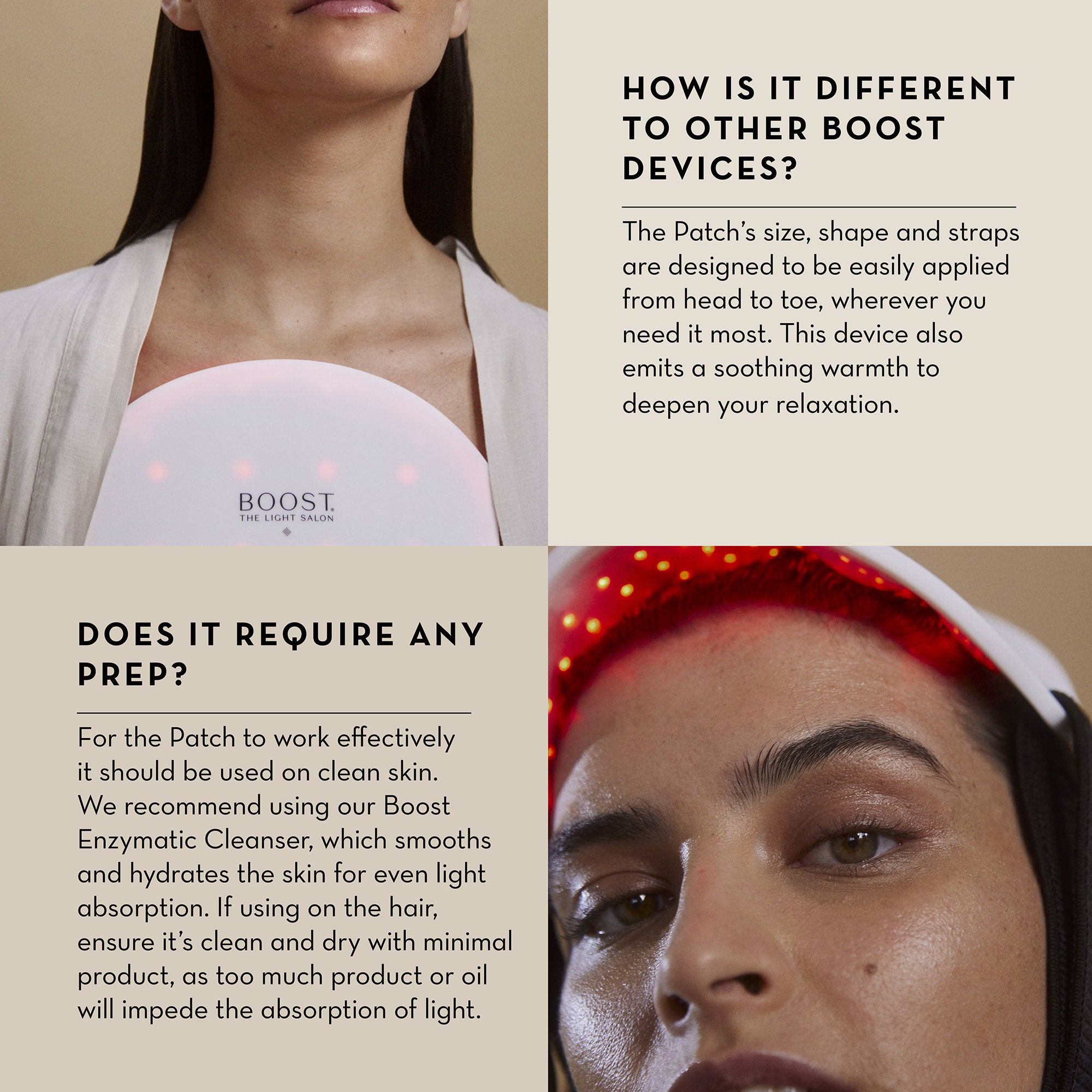 The Light Salon Boost LED Light Therapy Patch for Skin Rejuvenation & Anti-Aging | At-Home Facial Treatment for Wrinkles & Fine Lines | Perfect for Daily Skincare Routine & Spa Nights