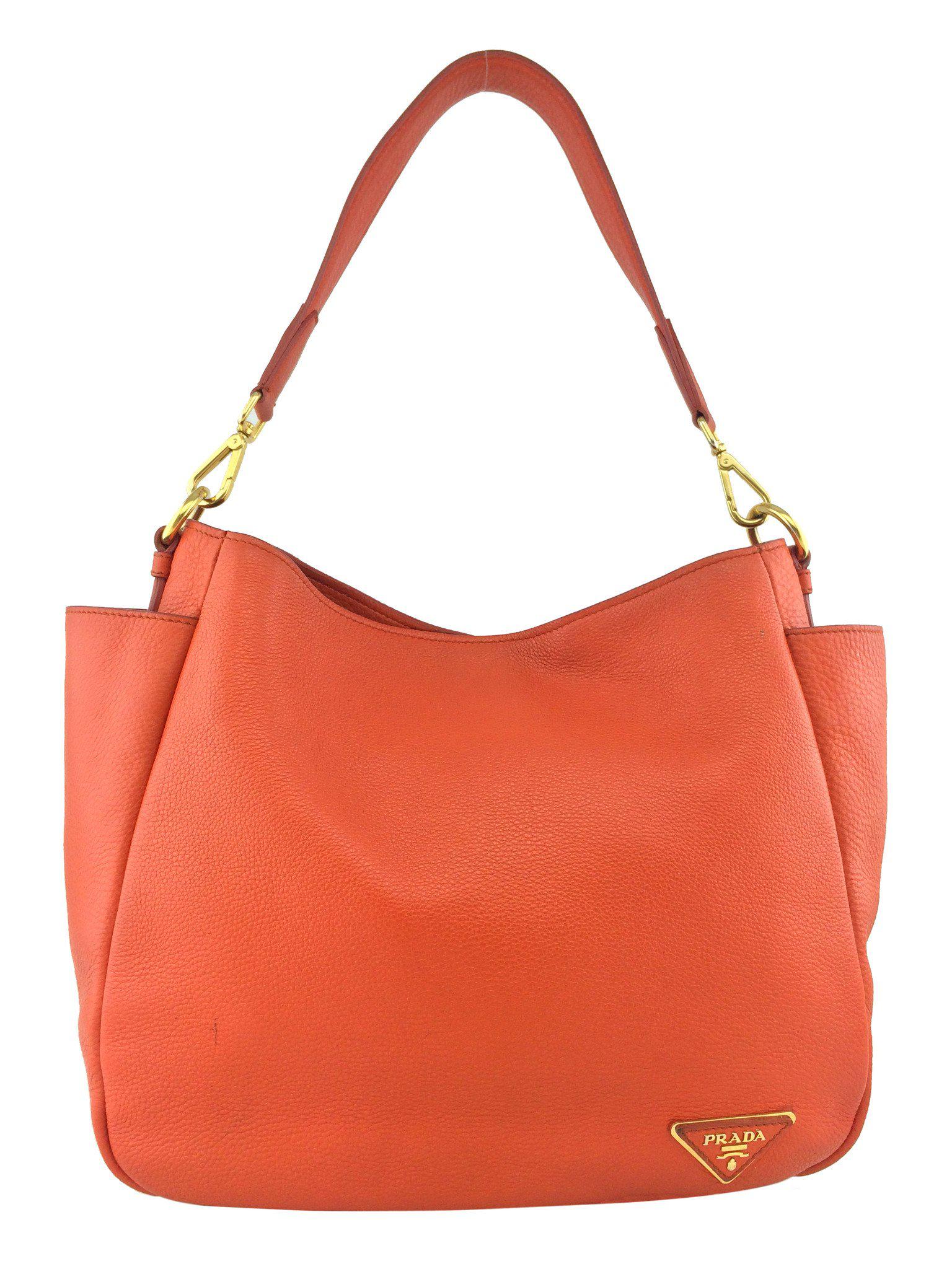 Prada Vitello Daino Leather Side Pocket Tote Bag for Women | Luxury Designer Handbag with Zipper Compartment | Perfect for Work, Travel & Everyday Use