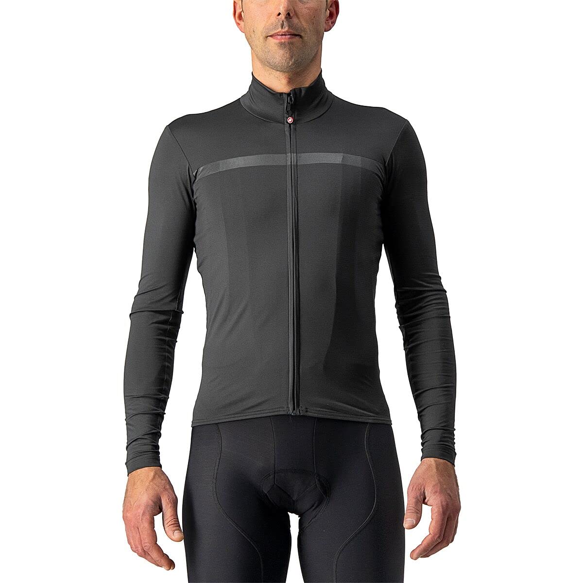 Castelli Pro Thermal Mid Long Sleeve Cycling Jersey - Men's Winter Bike Jersey for Cold Weather Training & Outdoor Rides