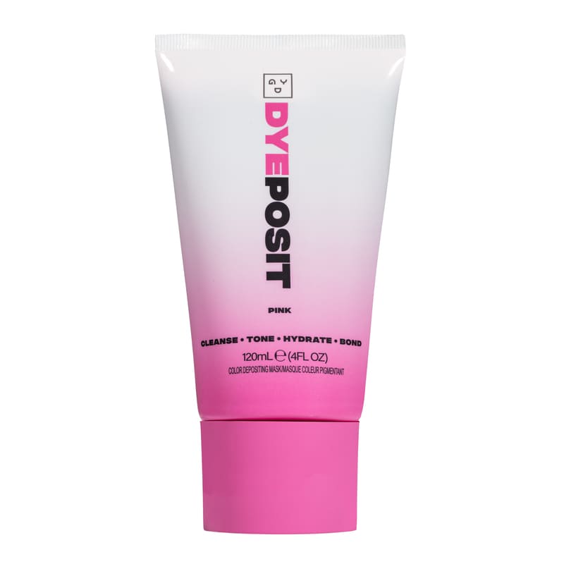 Good Dye Young DyePosit Semi-Permanent Pink Hair Mask - Vegan & Cruelty-Free Conditioning Treatment for Vibrant Color - Perfect for DIY Hair Coloring at Home