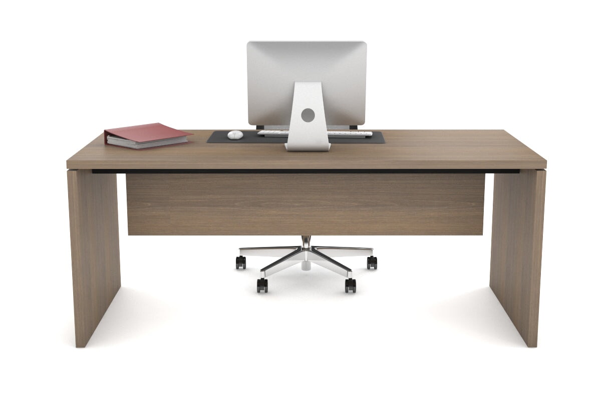 Modern Executive Straight Desk - Sleek Office Desk for Professionals | Perfect for Home Office, Corporate Workspace & Study Room