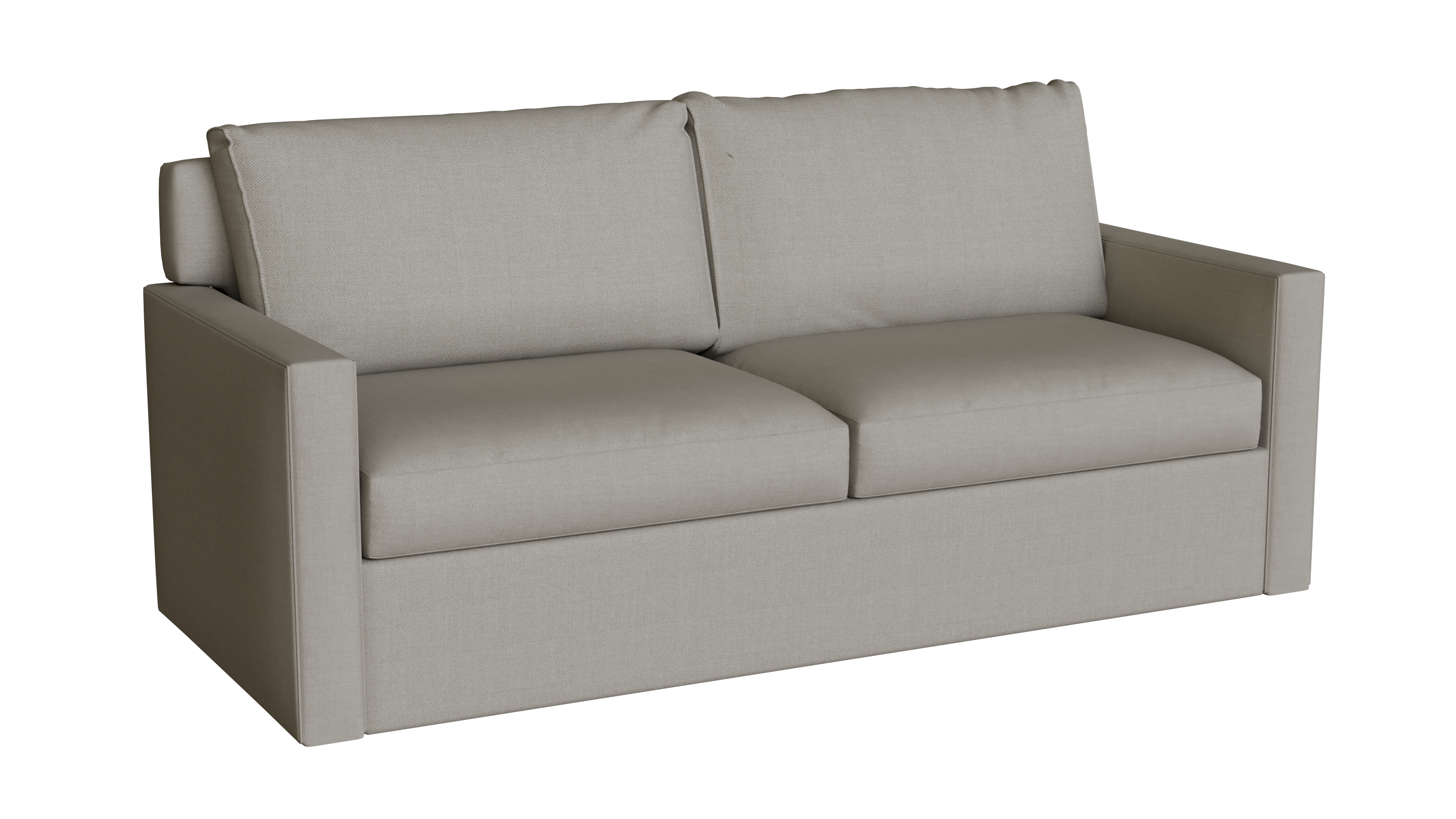 PB Cameron Square Arm Loveseat Slipcover 63