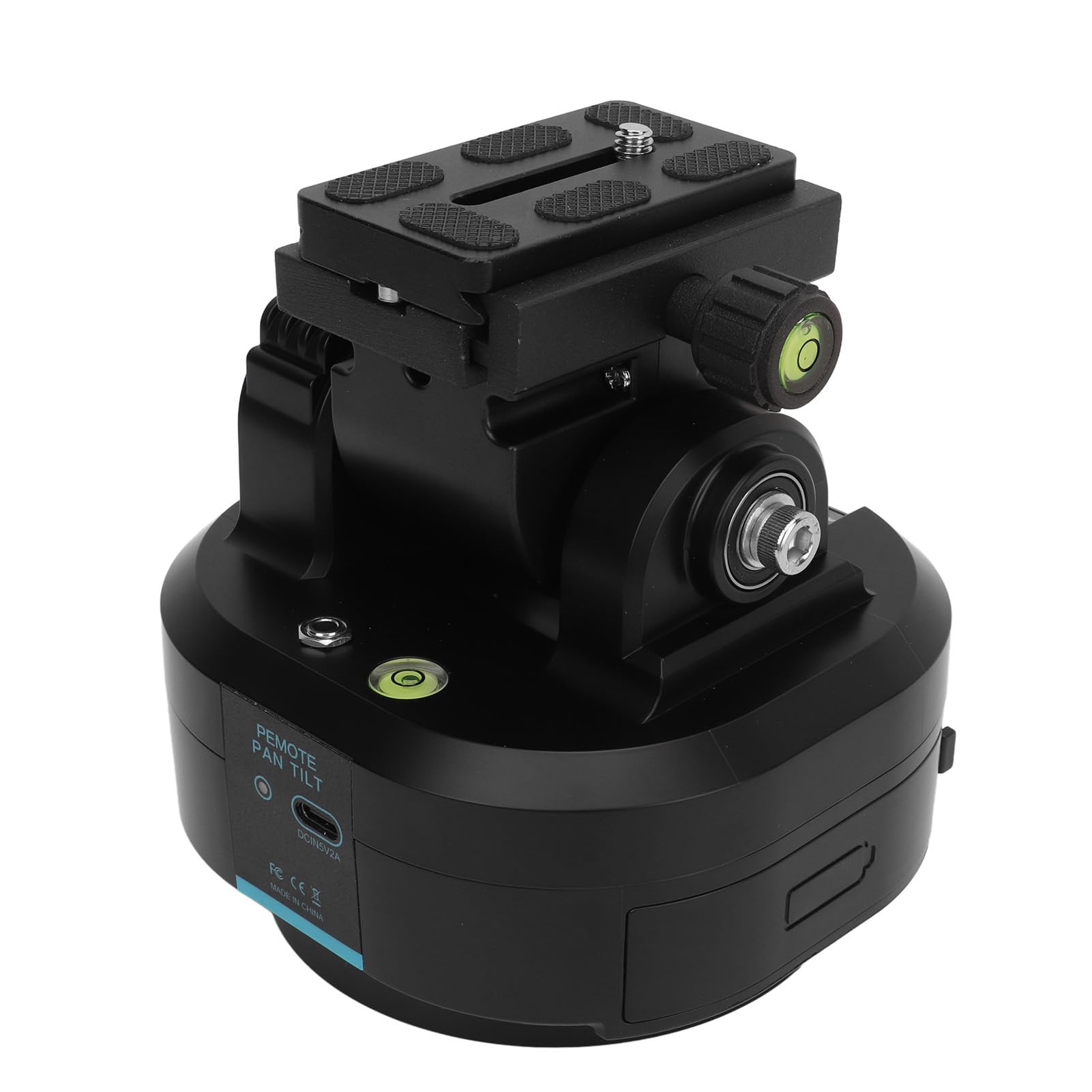 Tbest 2.4G Wireless Motorized Pan Tilt Head - 360° Panoramic Remote Control Tripod Mount for Smartphone & Camera | Perfect for Vlogging, Live Streaming & Time-Lapse Photography