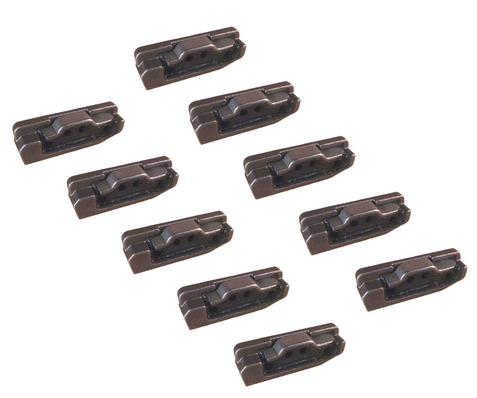 10-Pack Esco Style Super V Bucket Tooth Flex Pins - Compatible with V19PN, V23PN, V19-23PN - Heavy-Duty Excavator & Loader Replacement Parts for Construction & Mining Equipment